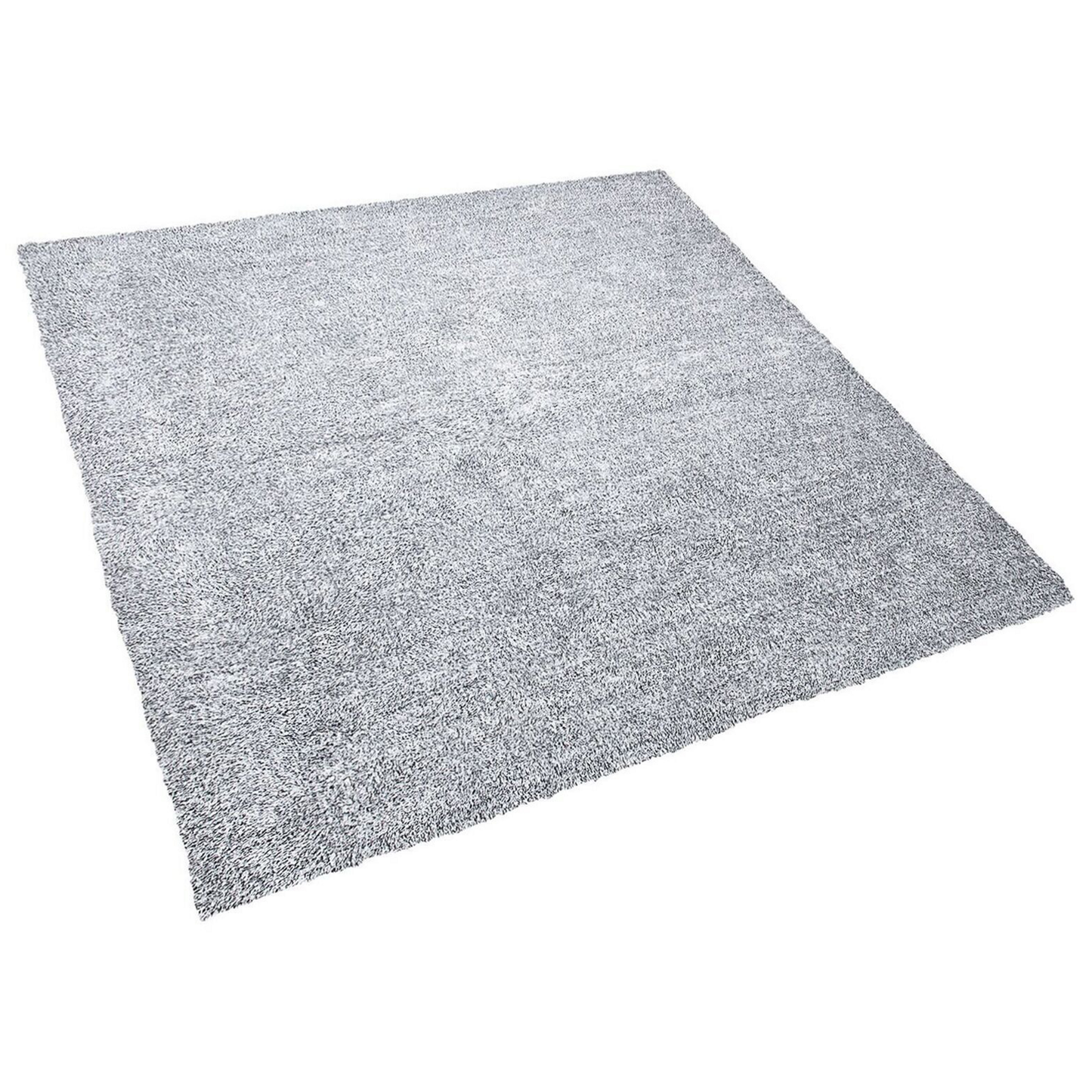 Teppich grau meliert 200 x 200 cm Shaggy DEMRE
