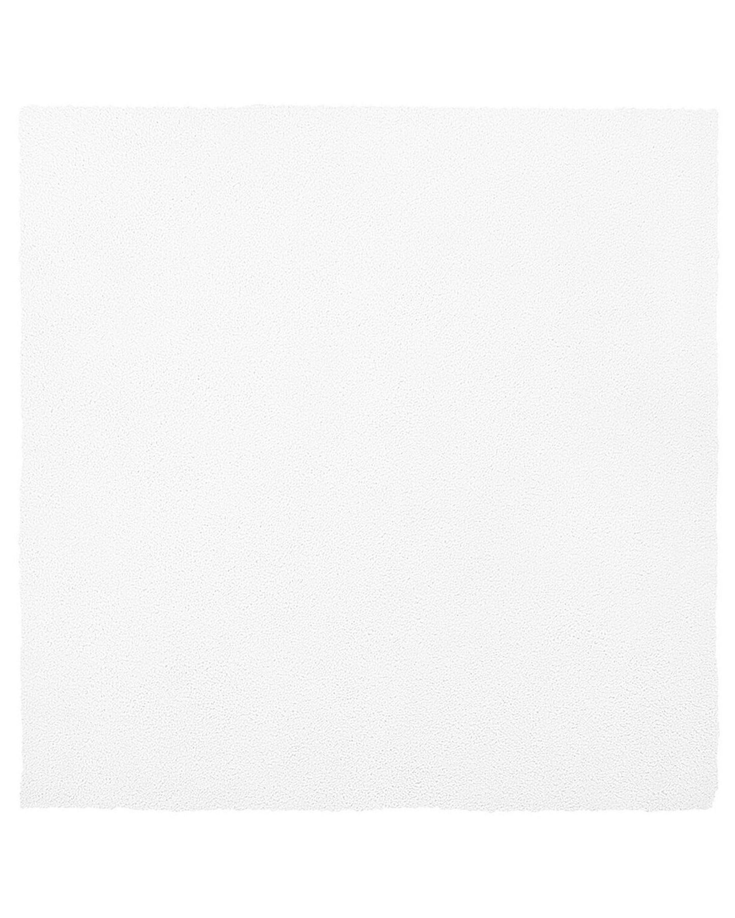 Teppich weiss 200 x 200 cm Shaggy DEMRE