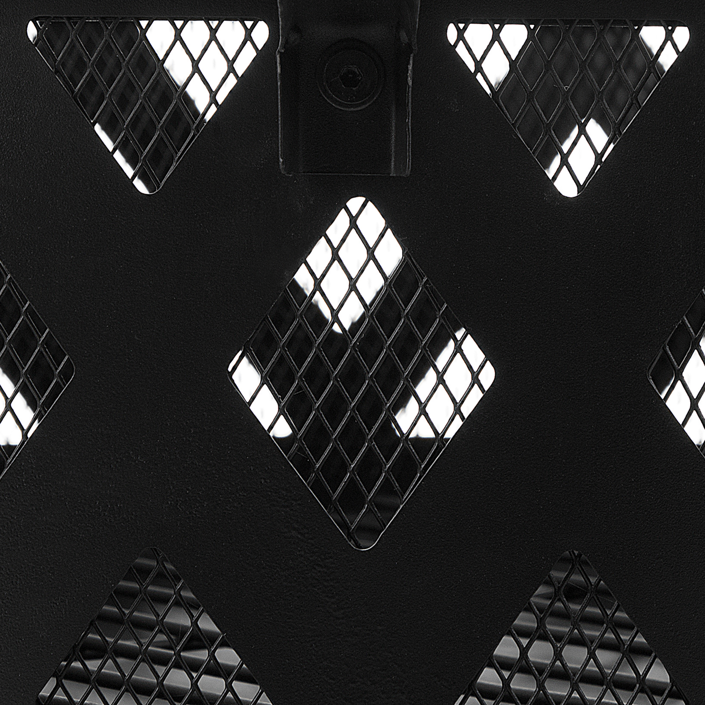 Feuerstelle schwarz Stahl rund MAYON