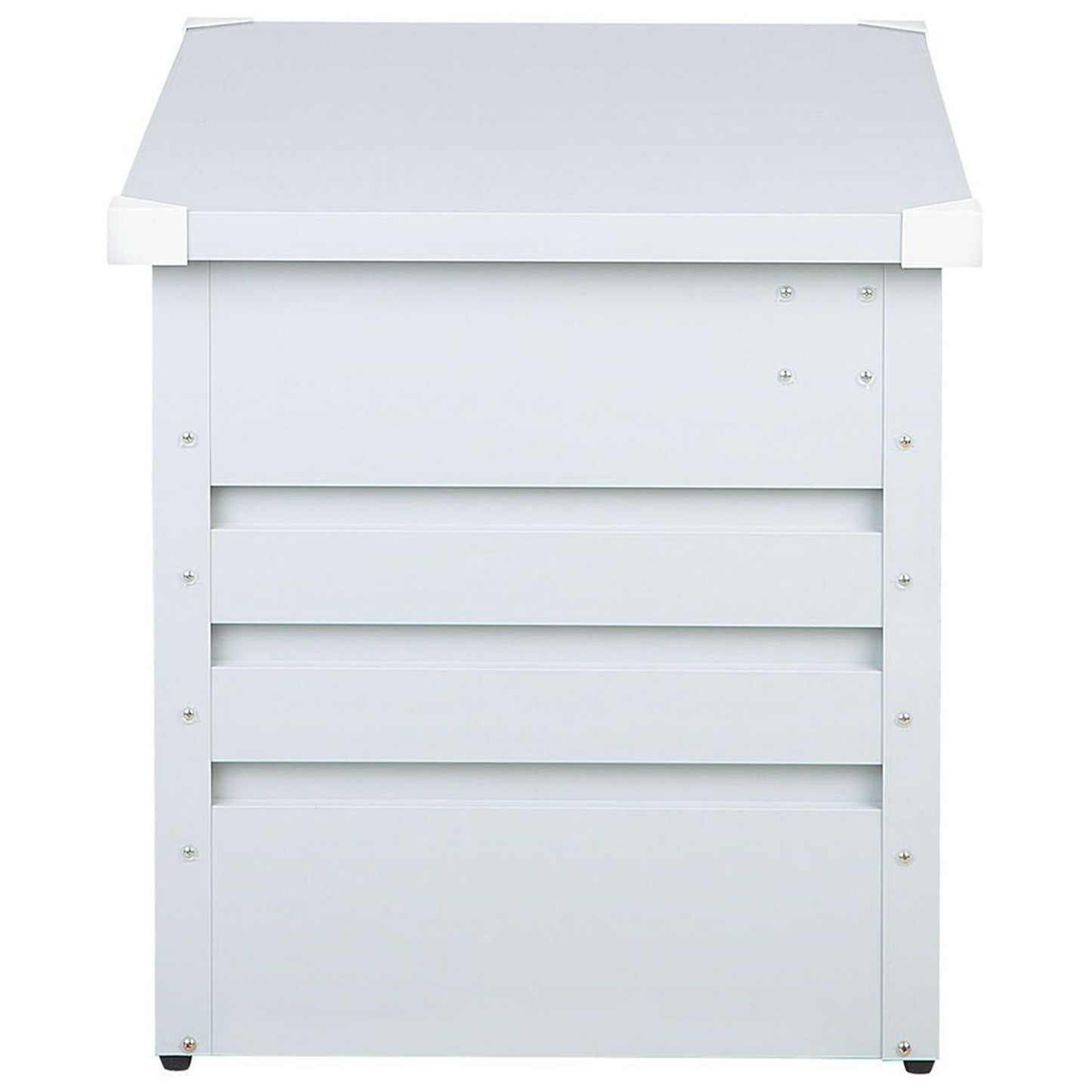 Aufbewahrungsbox CEBROSA Metall 100 cm 62 cm Hellgrau