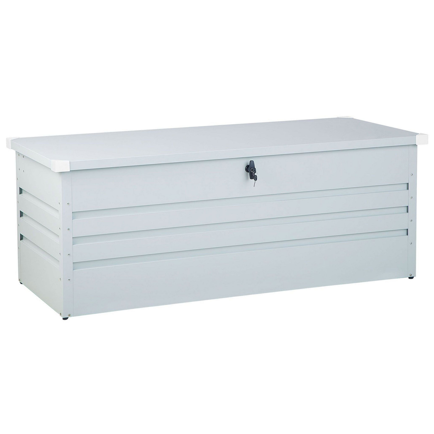 Aufbewahrungsbox CEBROSA Metall 165 cm 70 cm Hellgrau