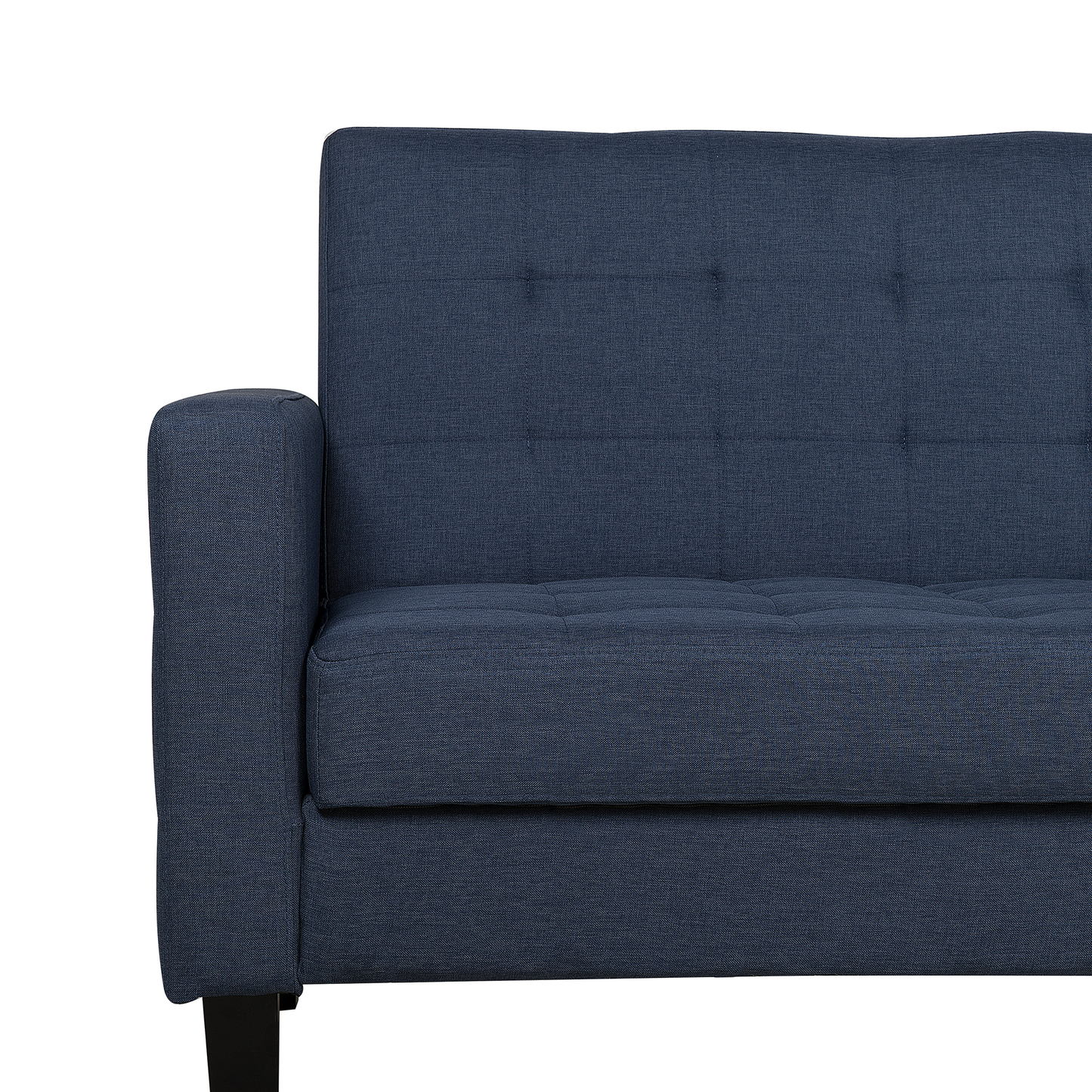 3-Sitzer Schlafsofa dunkelblau mit Stauraum VEHKOO