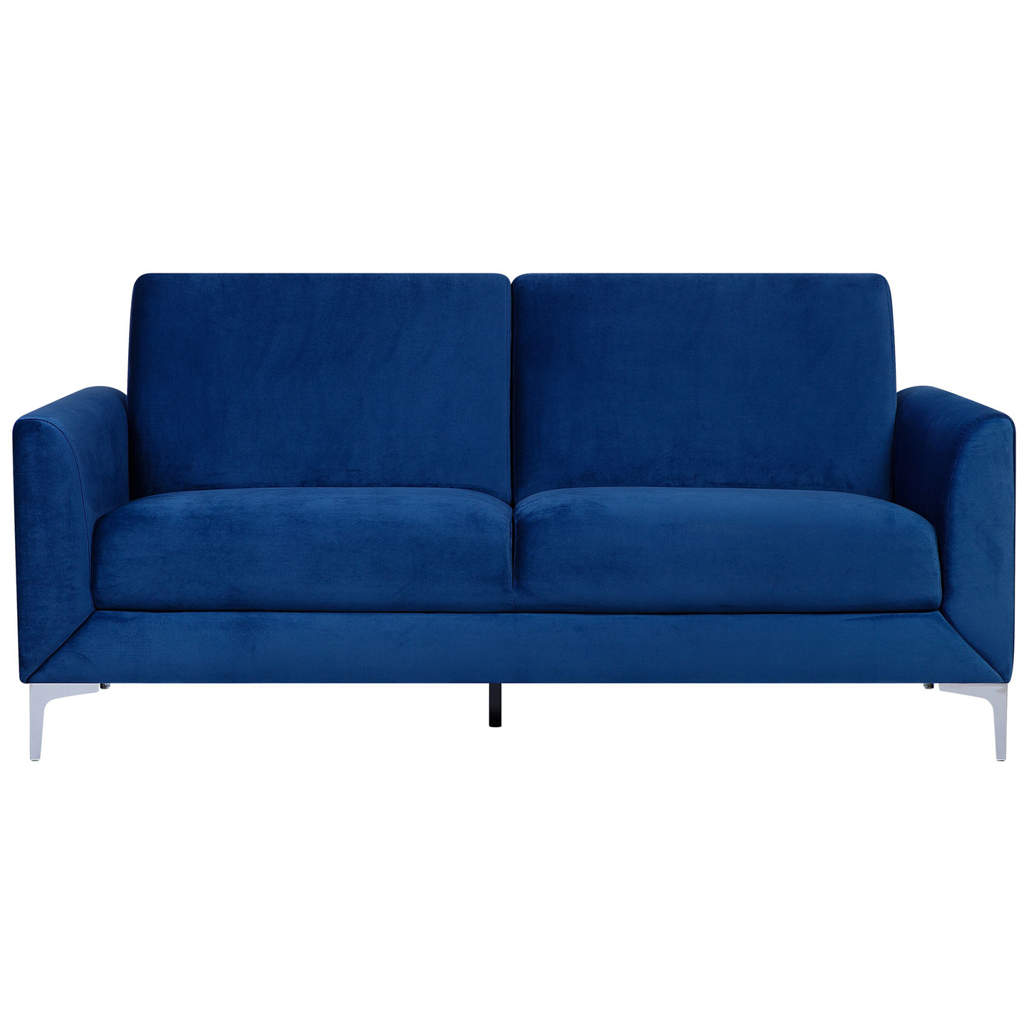 Sofa Set Samtstoff marineblau 6-Sitzer FENES