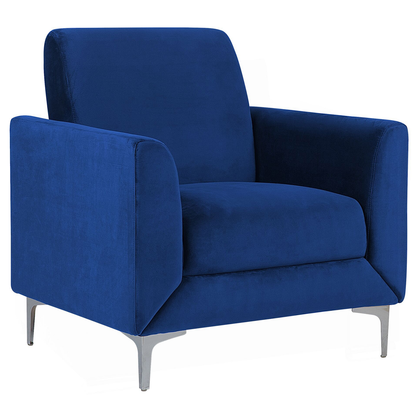 Sofa Set Samtstoff marineblau 6-Sitzer FENES