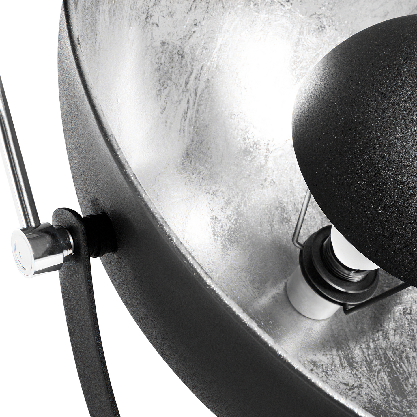 Stehlampe THAMES Metall Schwarz