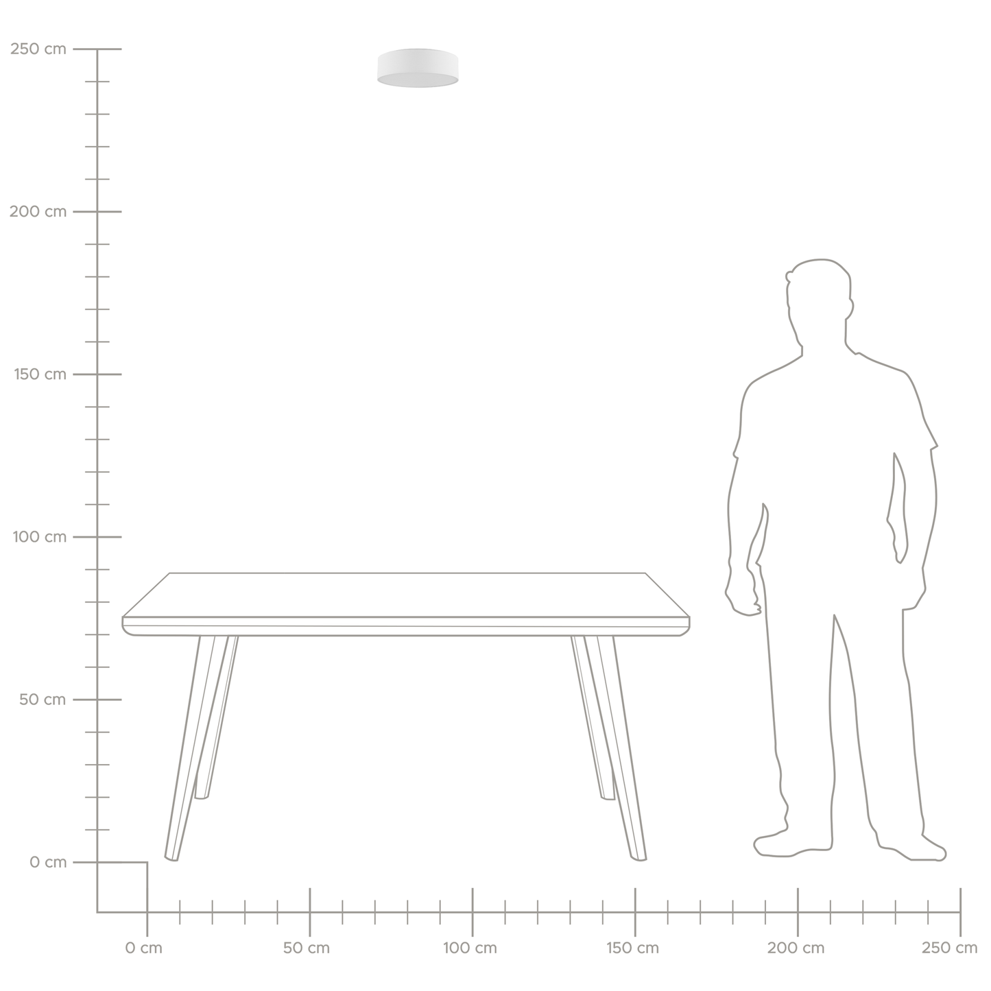 Deckenlampe RENA Weiss