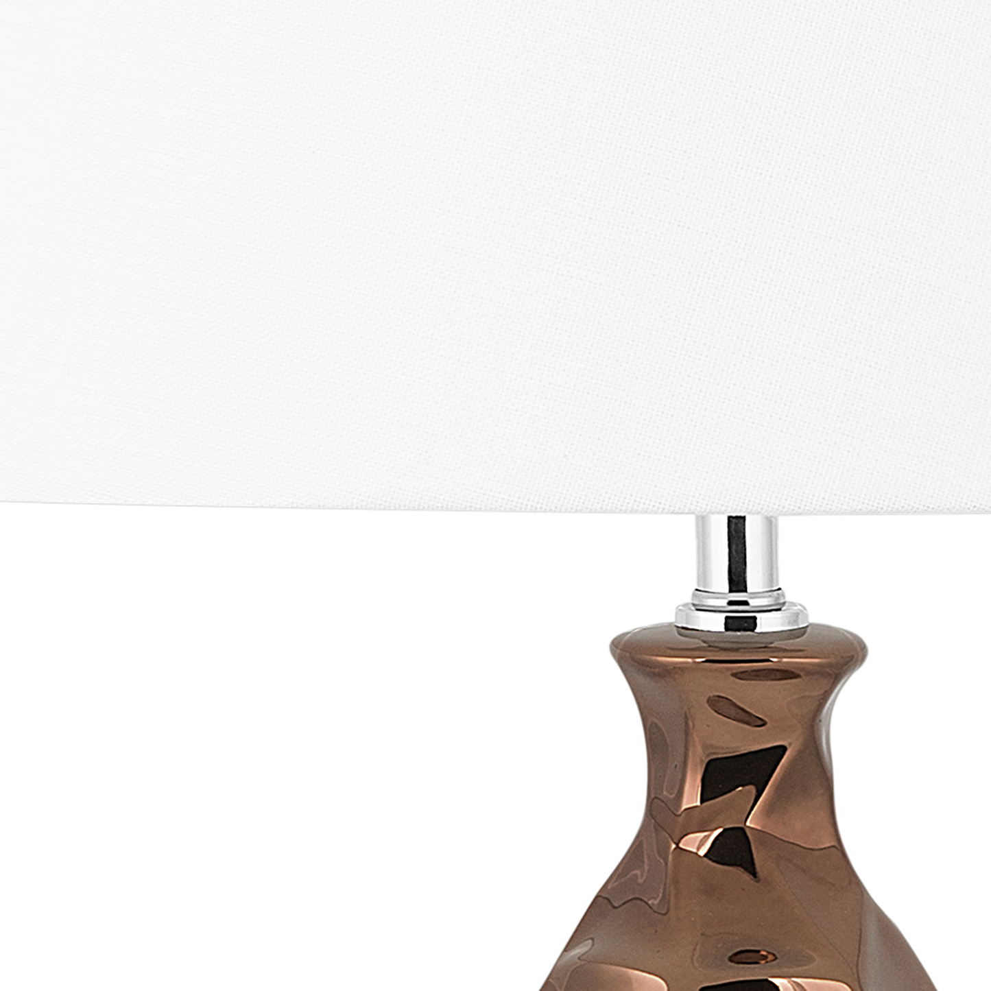 Tischlampe goldbraun 61 cm rund TORI