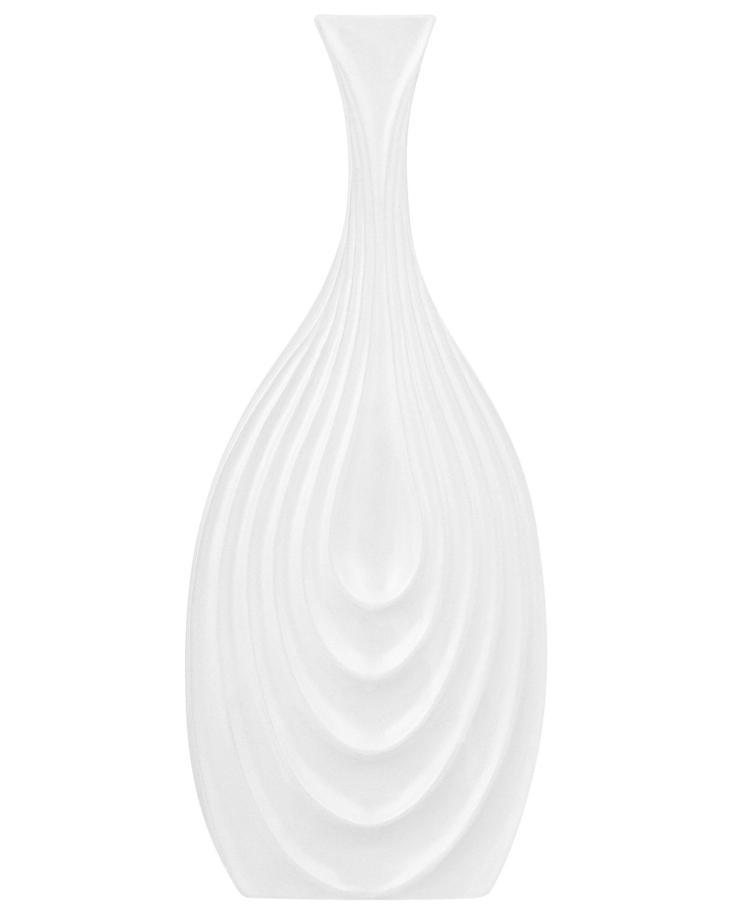 Dekovase THAPSUS Keramik 39 cm Weiss