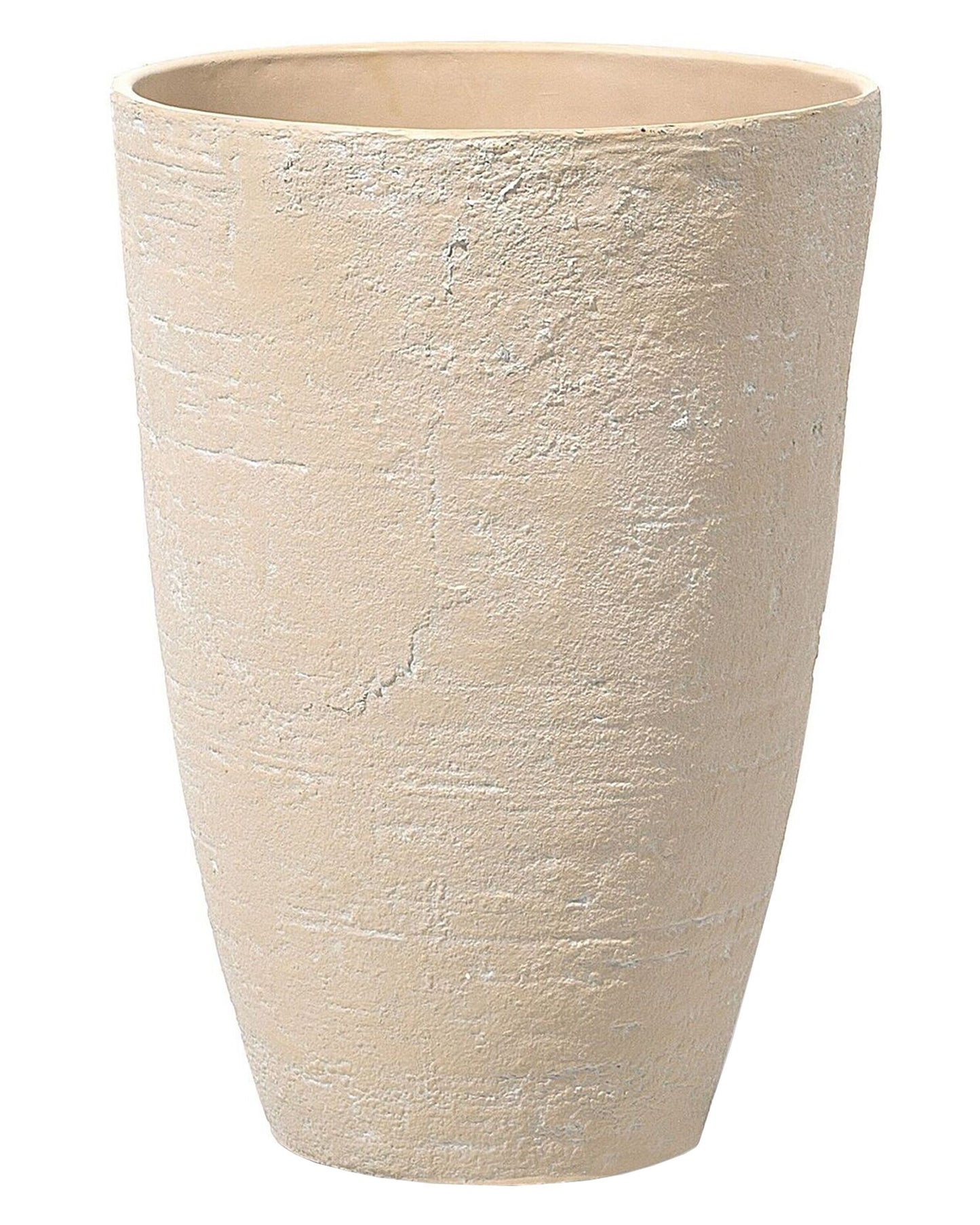 Blumenkübel CAMIA Stein 43 cm Beige