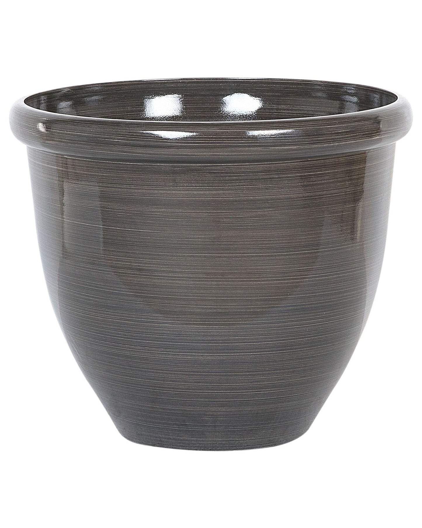 Blumenkübel TESALIA Stein 44 cm Braun