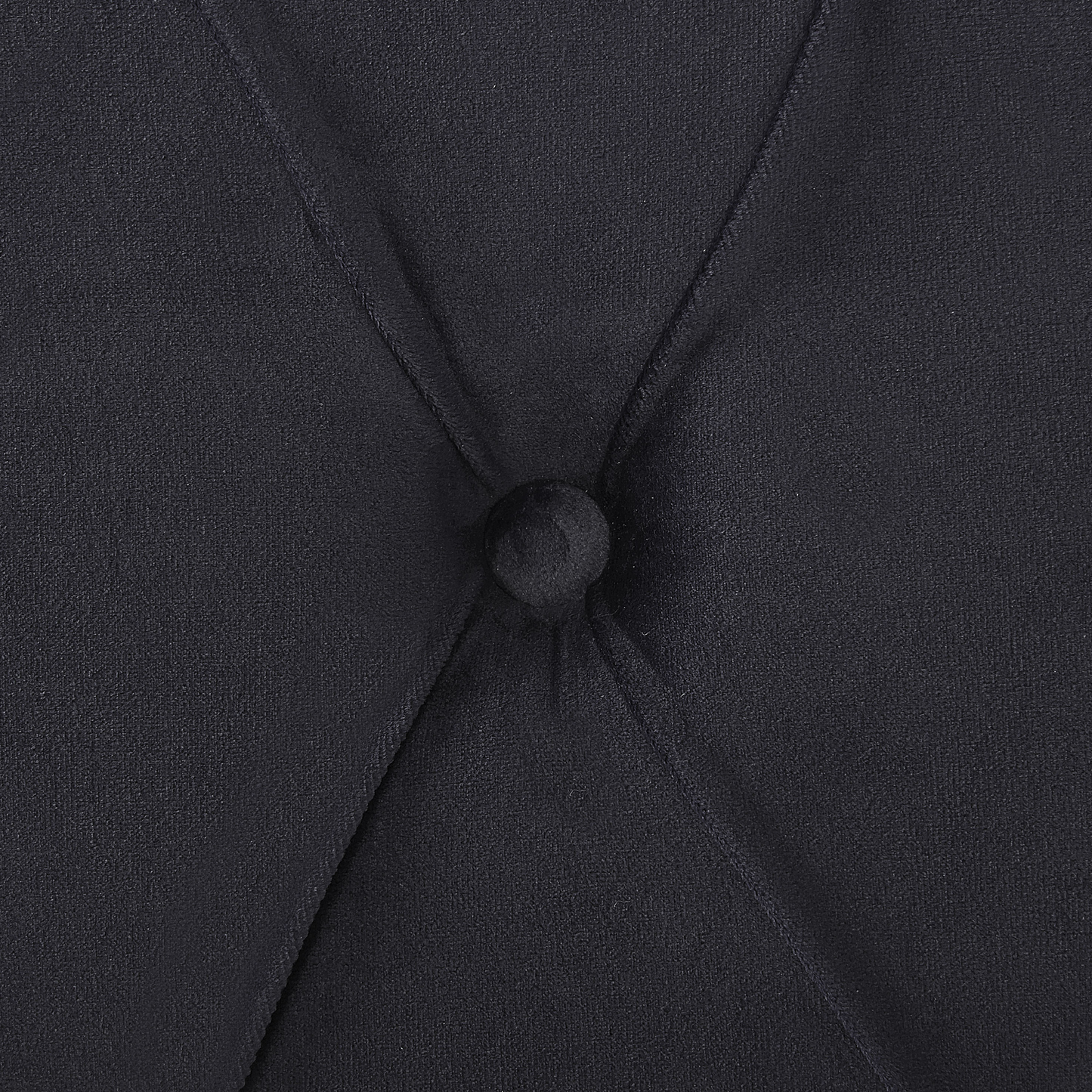 Bett mit Lattenrost Samtstoff AVALLON 140 x 200 cm Schwarz