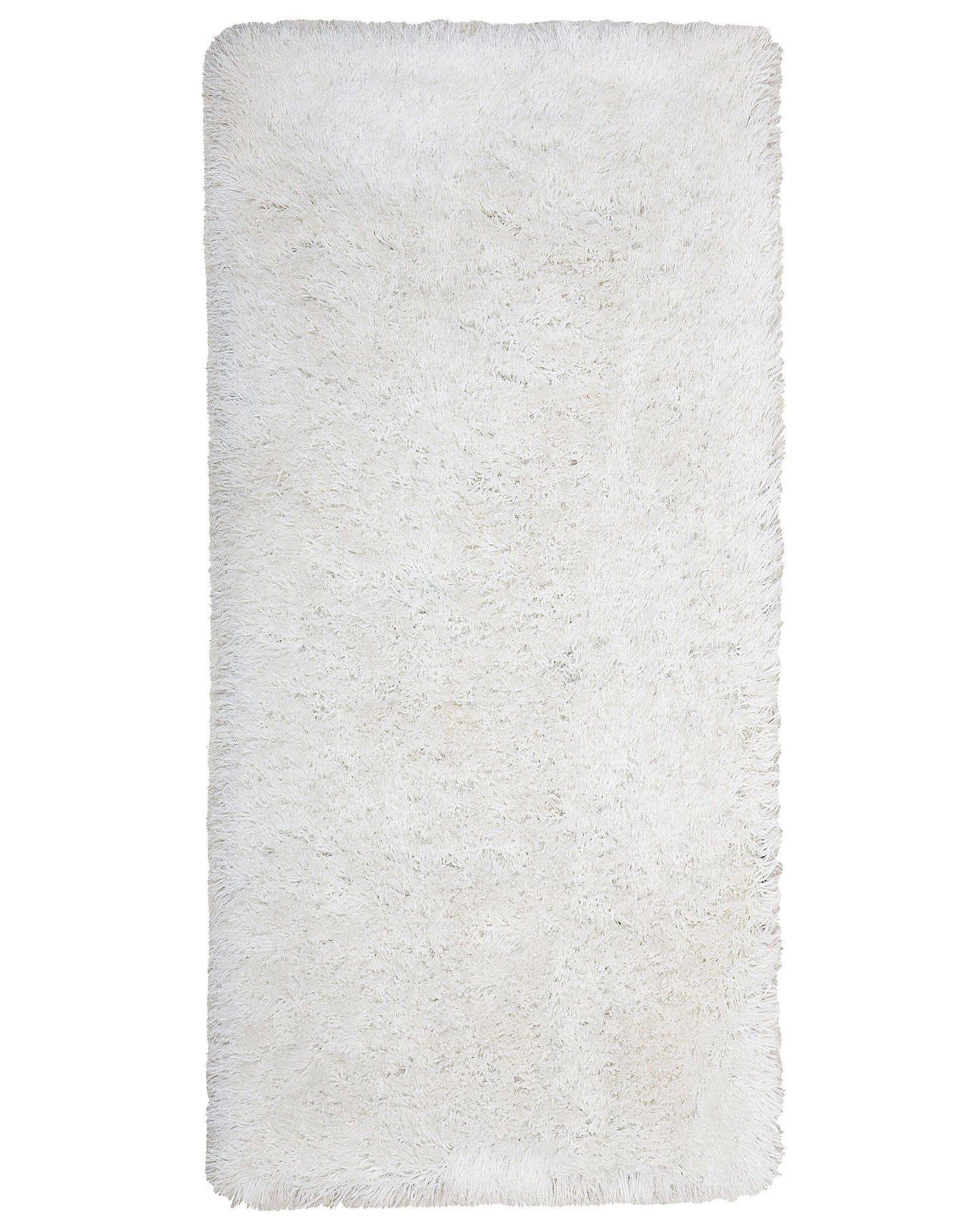 Teppich weiss 80 x 150 cm Shaggy CIDE