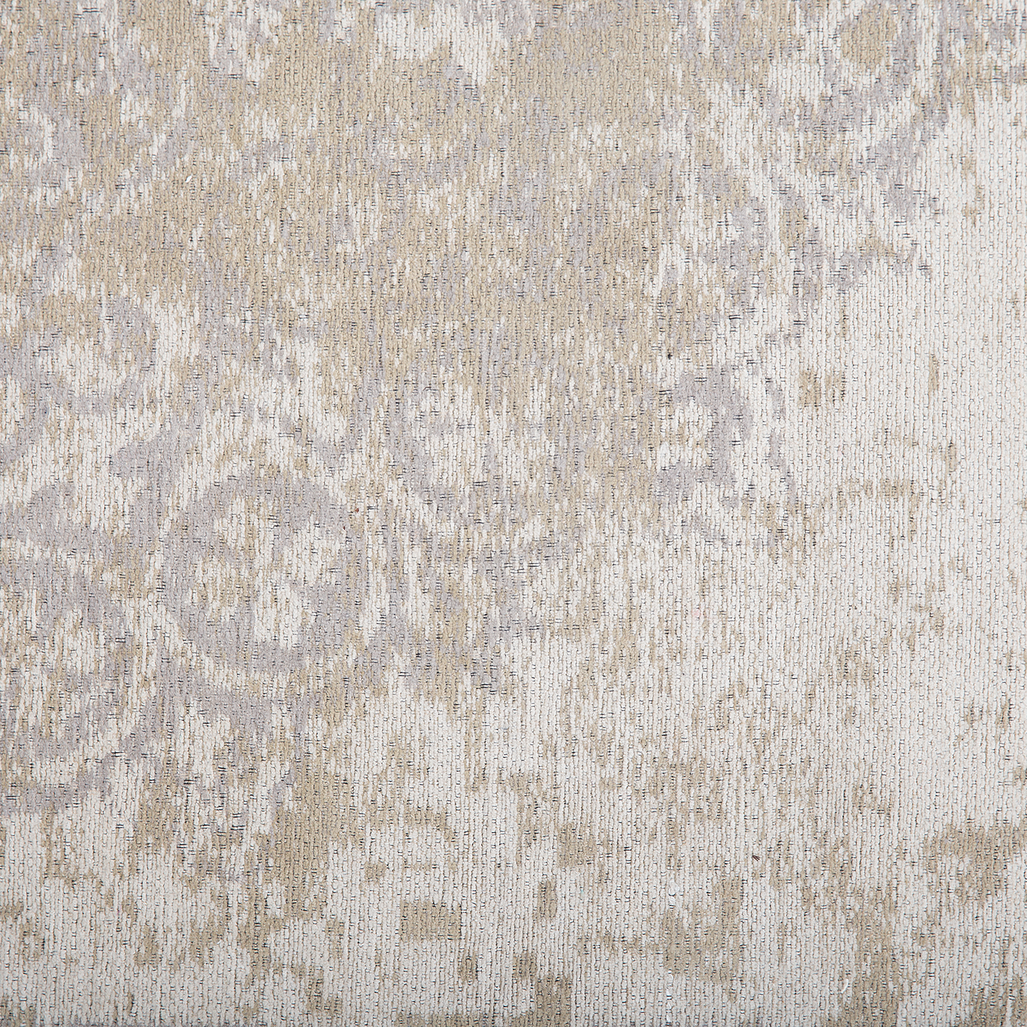 Teppich Baumwolle beige 60 x 180 cm orientalisches Muster Kurzflor BEYKOZ