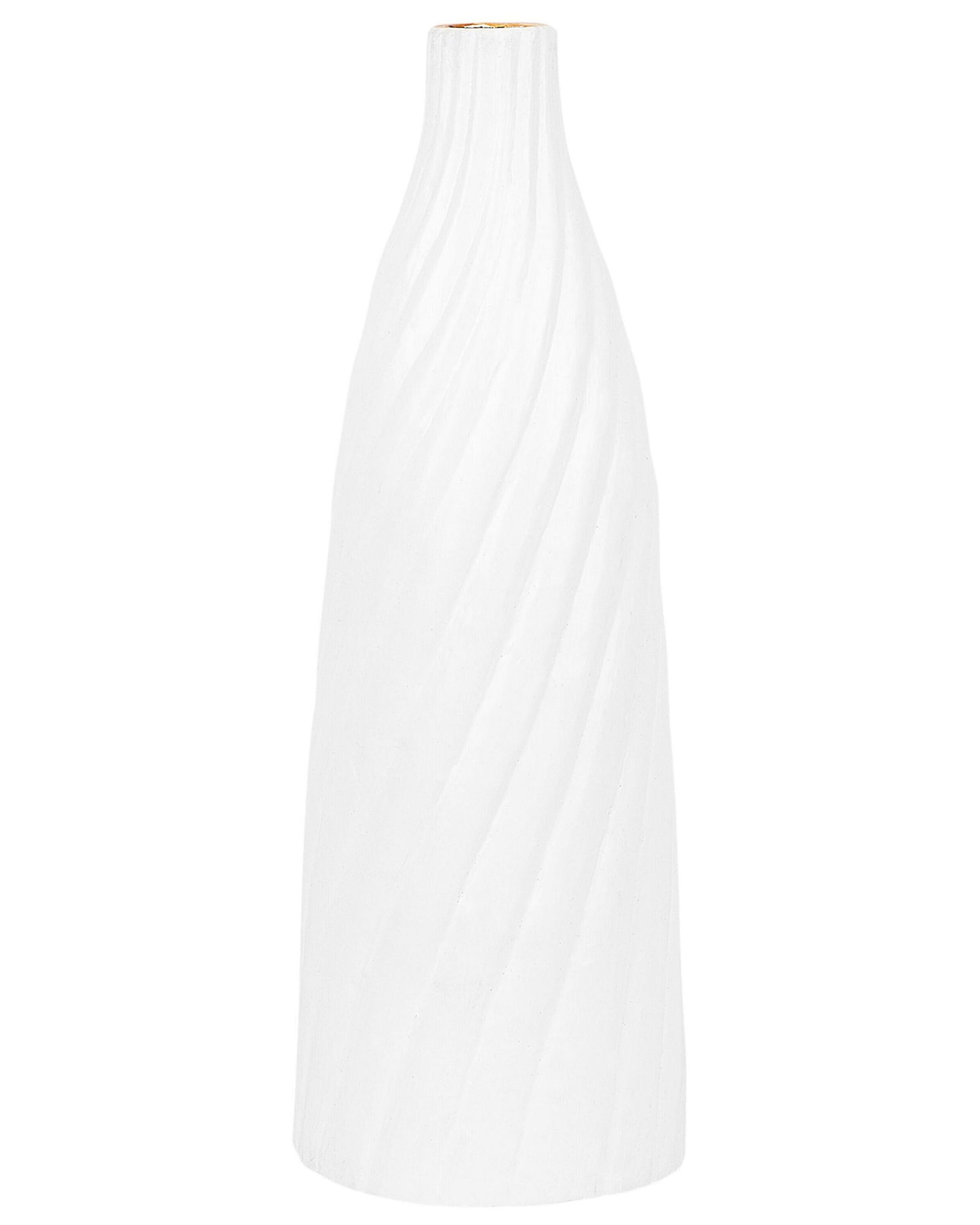 Dekovase FLORENTIA Keramik 54 cm Weiss
