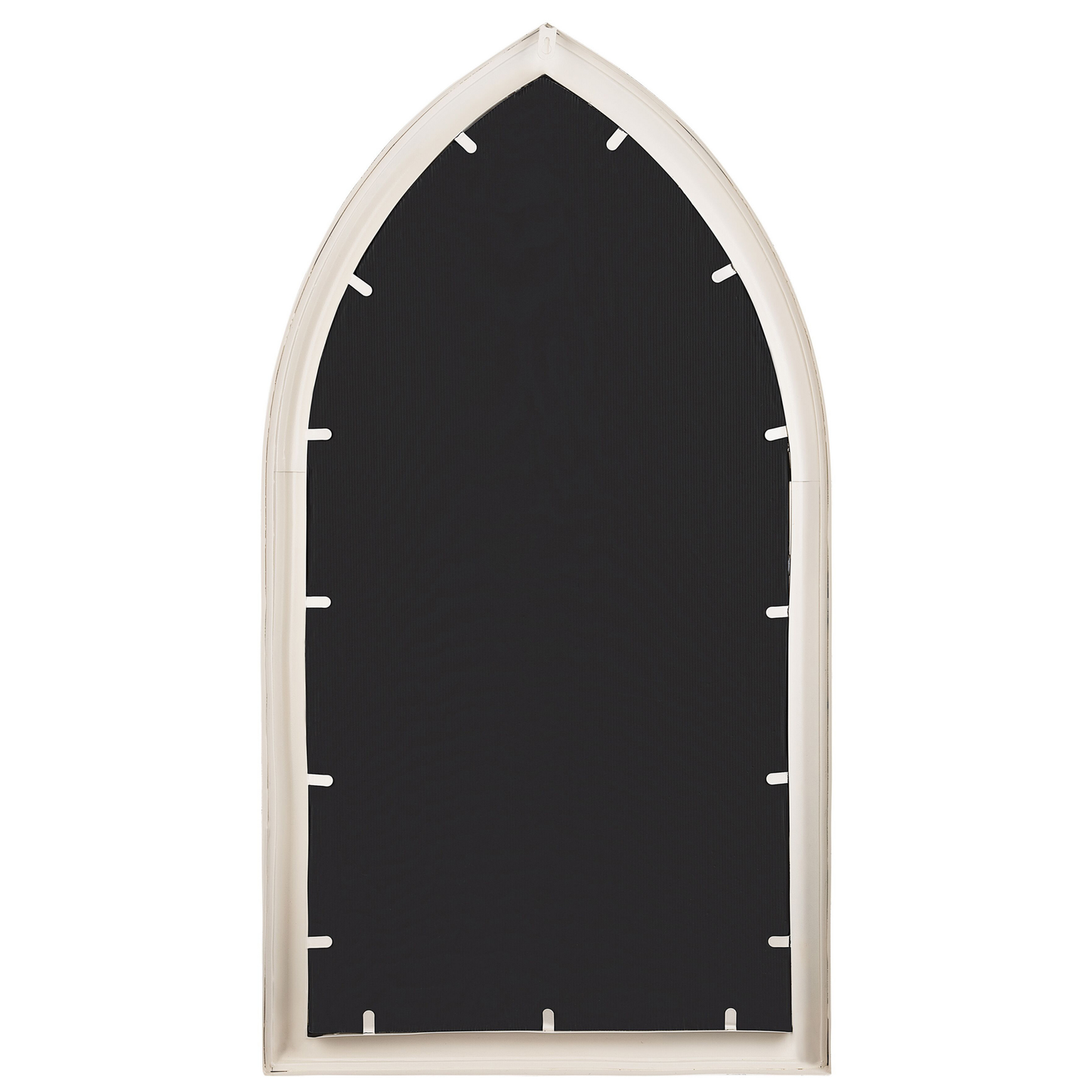 Wandspiegel TRELLY 62 cm 113 cm Metall Weiss