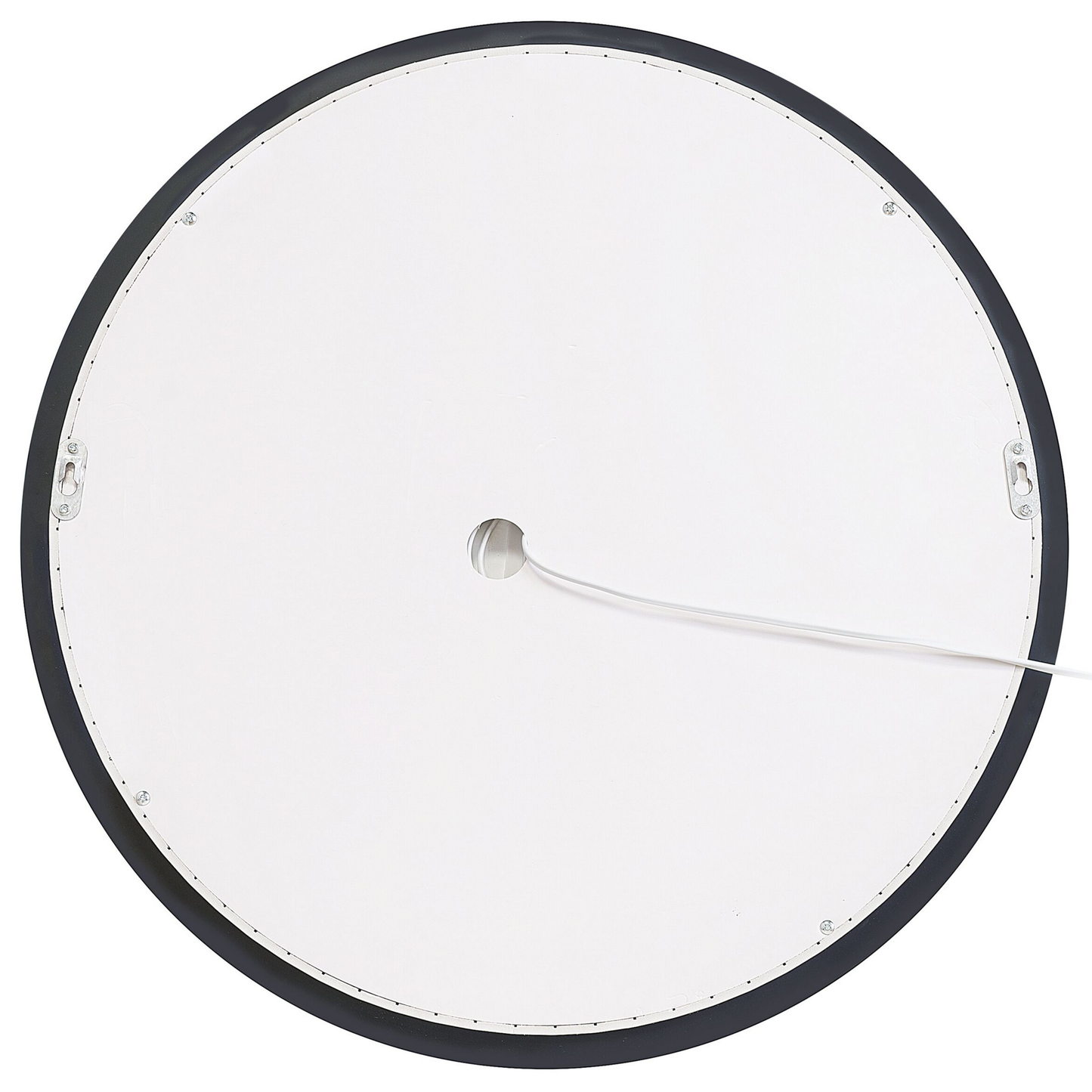 LED-Badezimmer-Spiegel SELUNE 58 cm 58 cm Silber