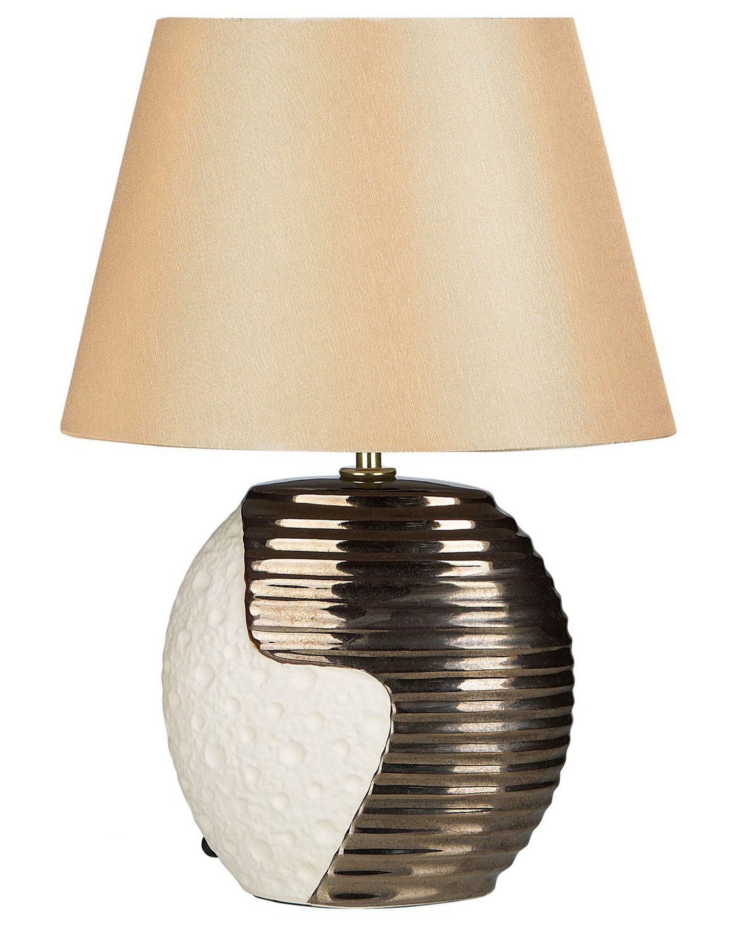Tischleuchte ESLA Porzellan Beige