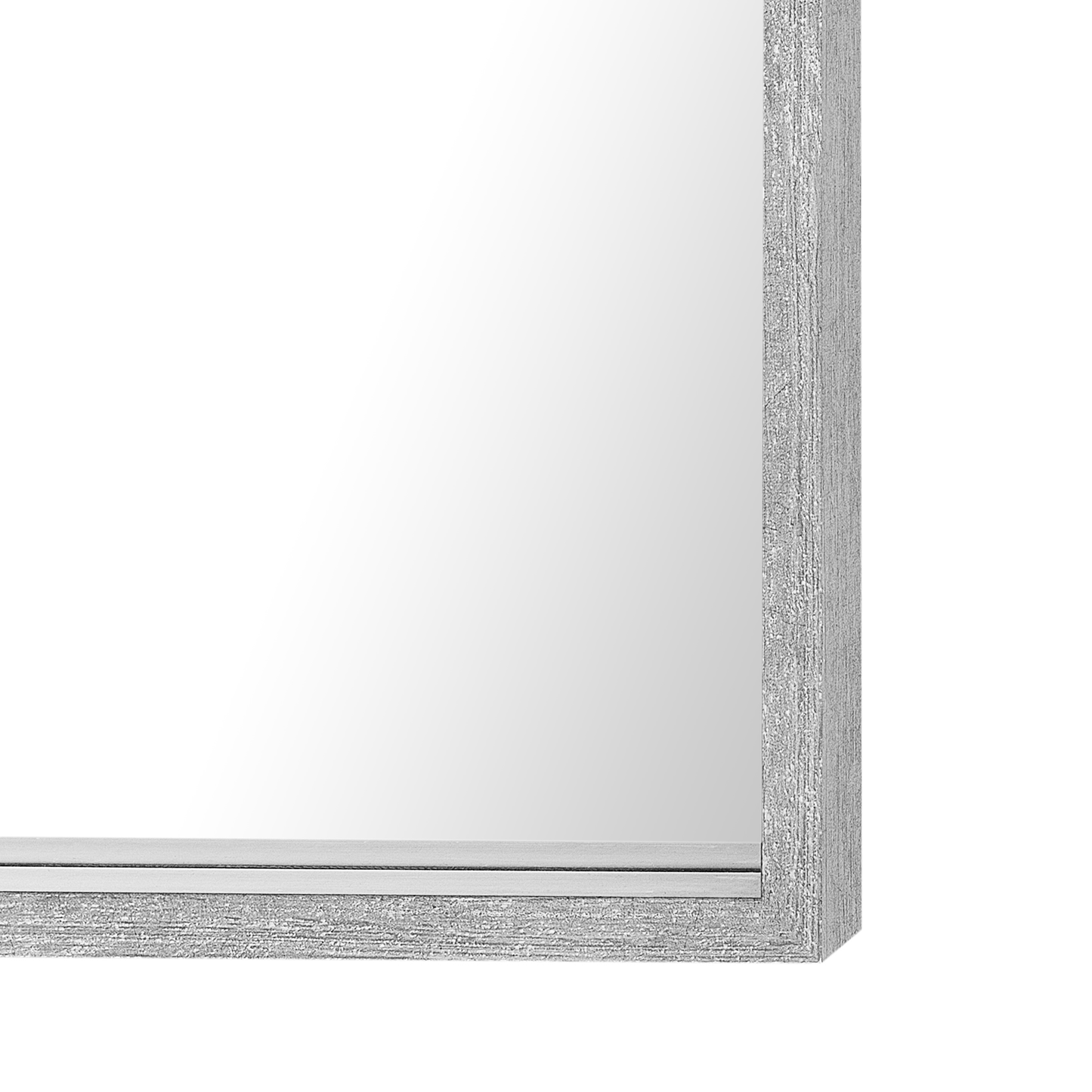 Wandspiegel BRIGNOLES 50 cm 50 cm Grau