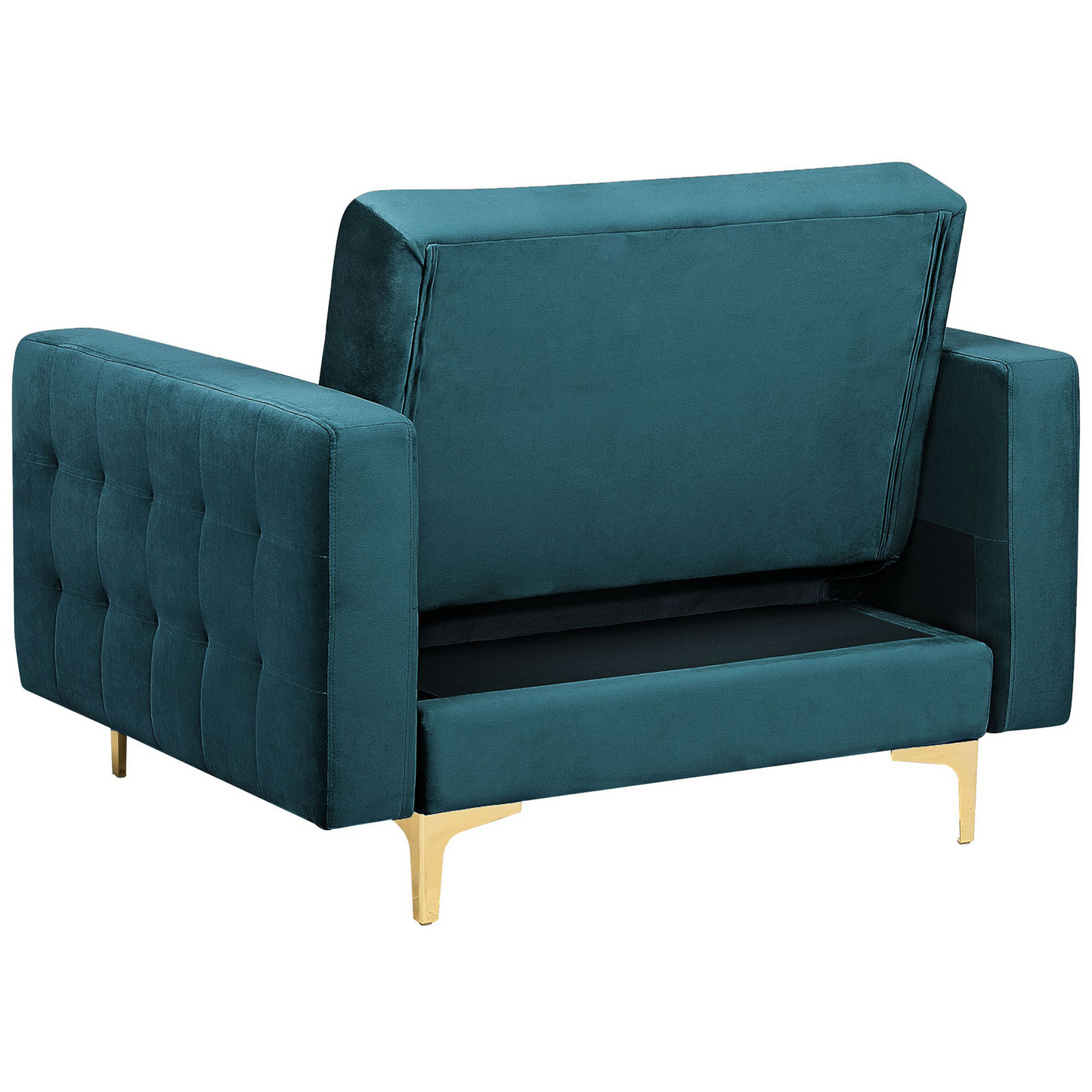 Sofa Set Samtstoff blaugrün 5-Sitzer ABERDEEN