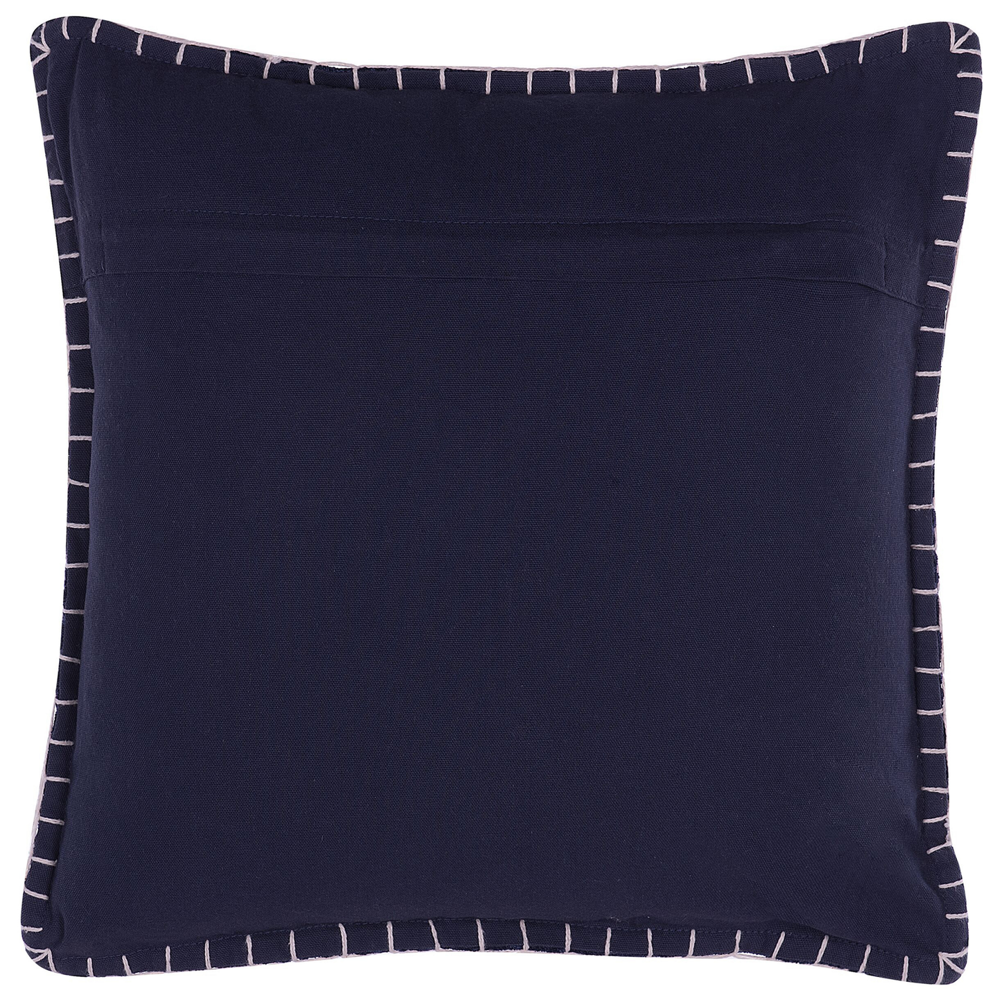 Dekokissen MELUR 45 x 45 cm Dunkelblau Ikates Muster