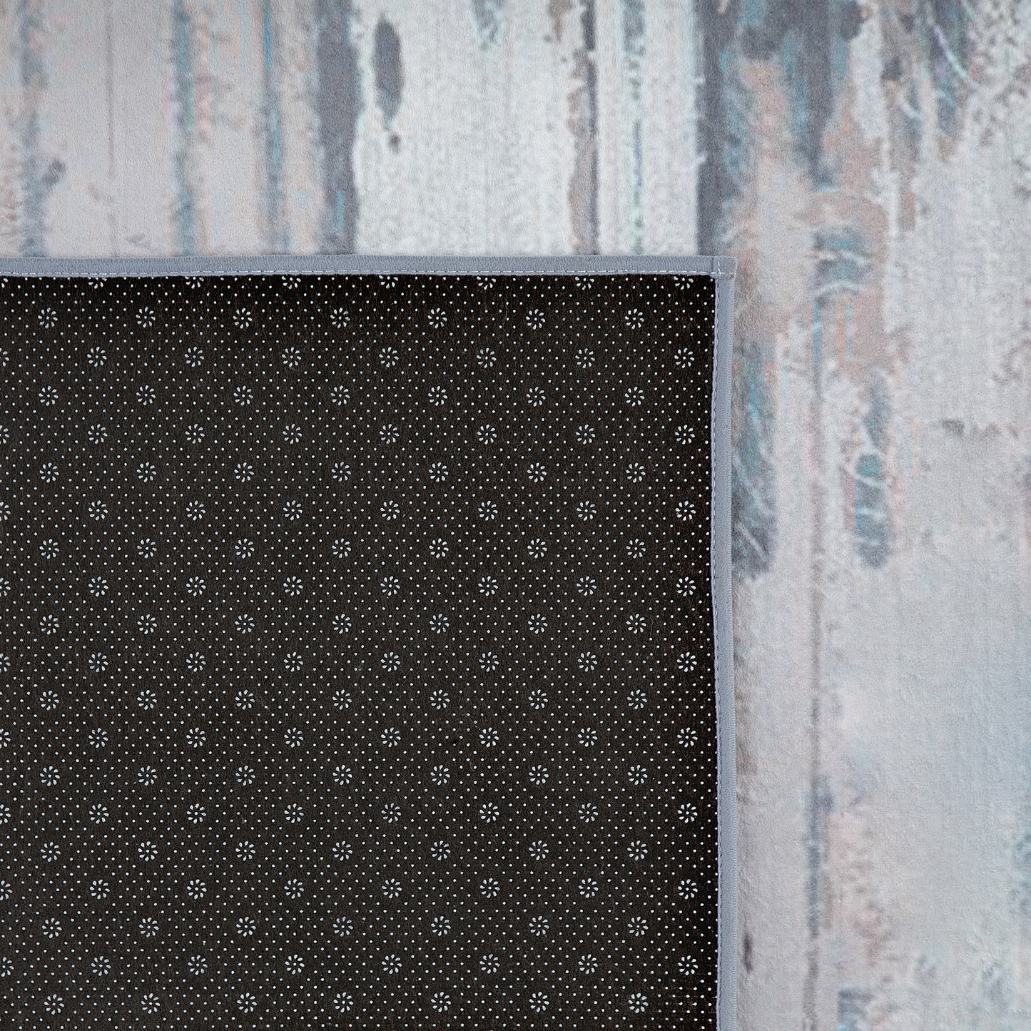 Teppich beige-grau 80 x 150 cm Kurzflor DALLICA