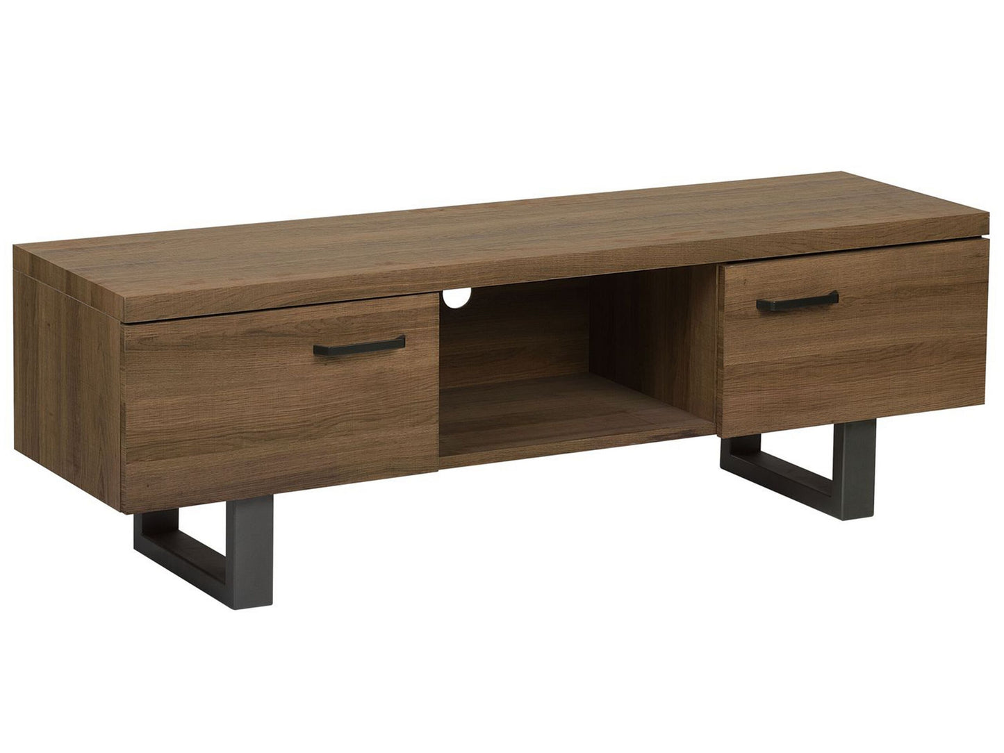 TV-Möbel TIMBER Dunkelbraun