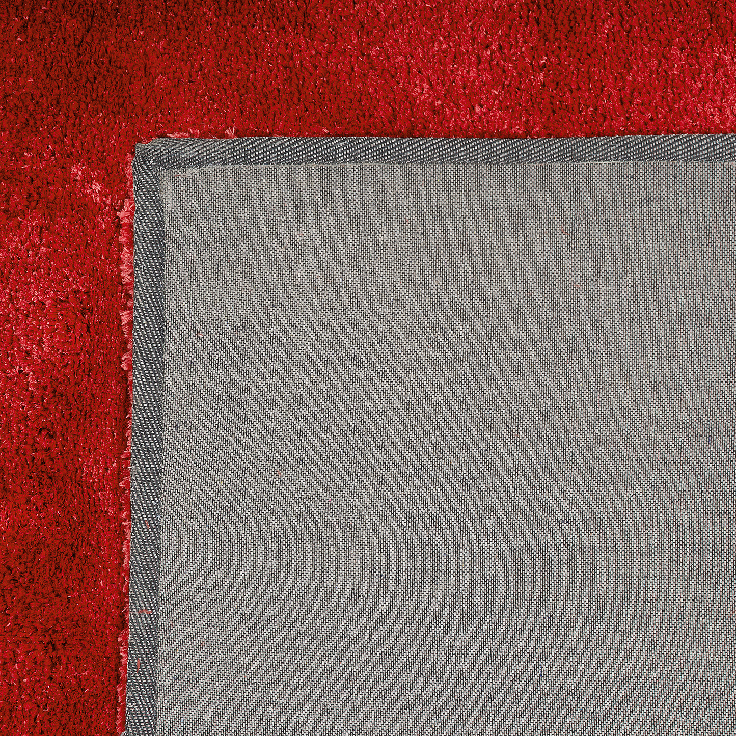 Teppich rot 80 x 150 cm Shaggy EVREN