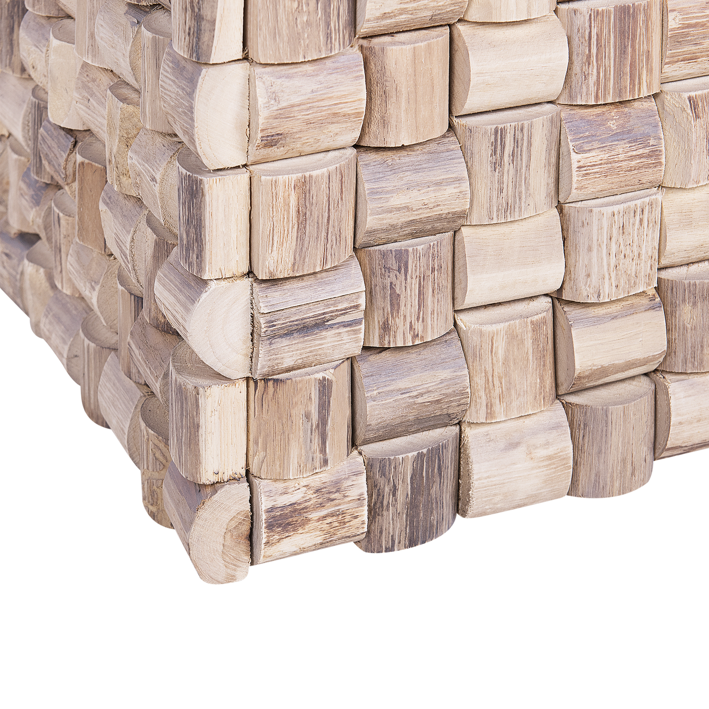 Beistelltisch CAJEME Teakholz Hellbraun