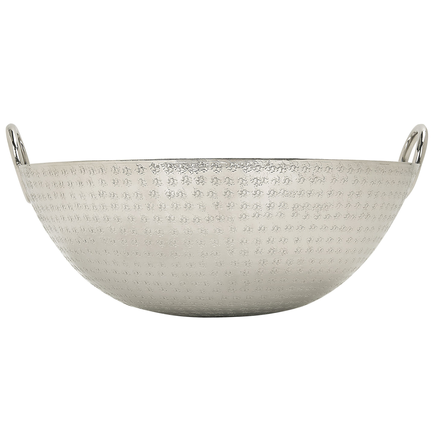 Dekoschüssel Aluminium silber ⌀ 35 cm SHIBAH