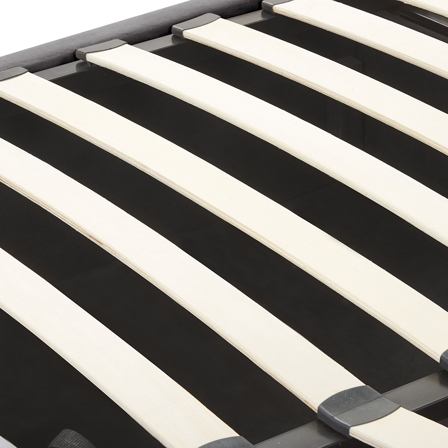 Bett mit Stauraum Samtstoff LUBBON 160 x 200 cm Grau