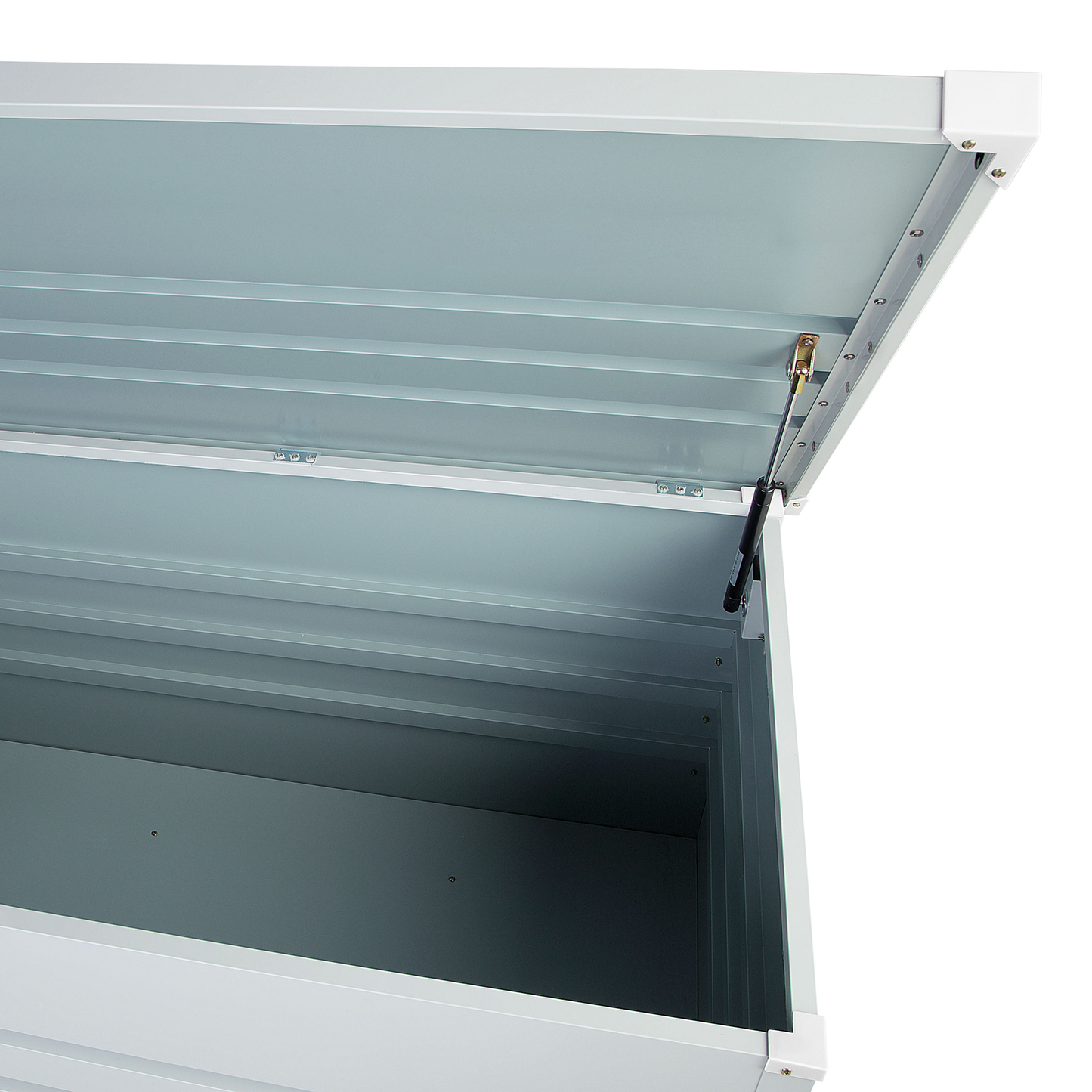 Aufbewahrungsbox CEBROSA Metall 165 cm 70 cm Hellgrau