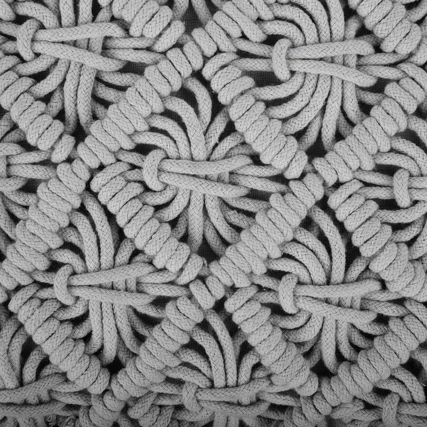 Dekokissen 2er Set KIZKALESI Baumwolle 45 x 40 cm Grau Geometrisches Muster