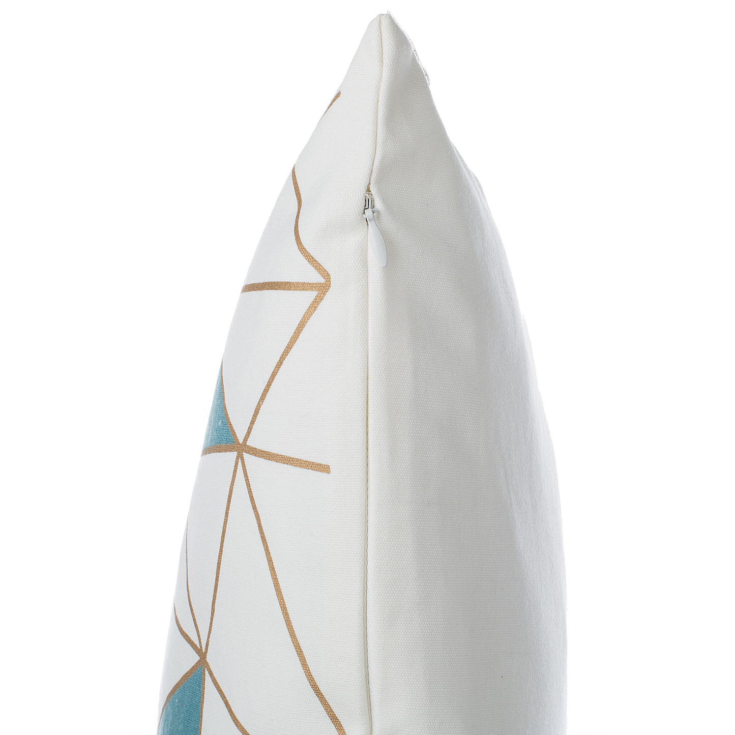 Dekokissen 2er Set CLARKIA Baumwolle 45 x 45 cm Blau Geometrisches Muster