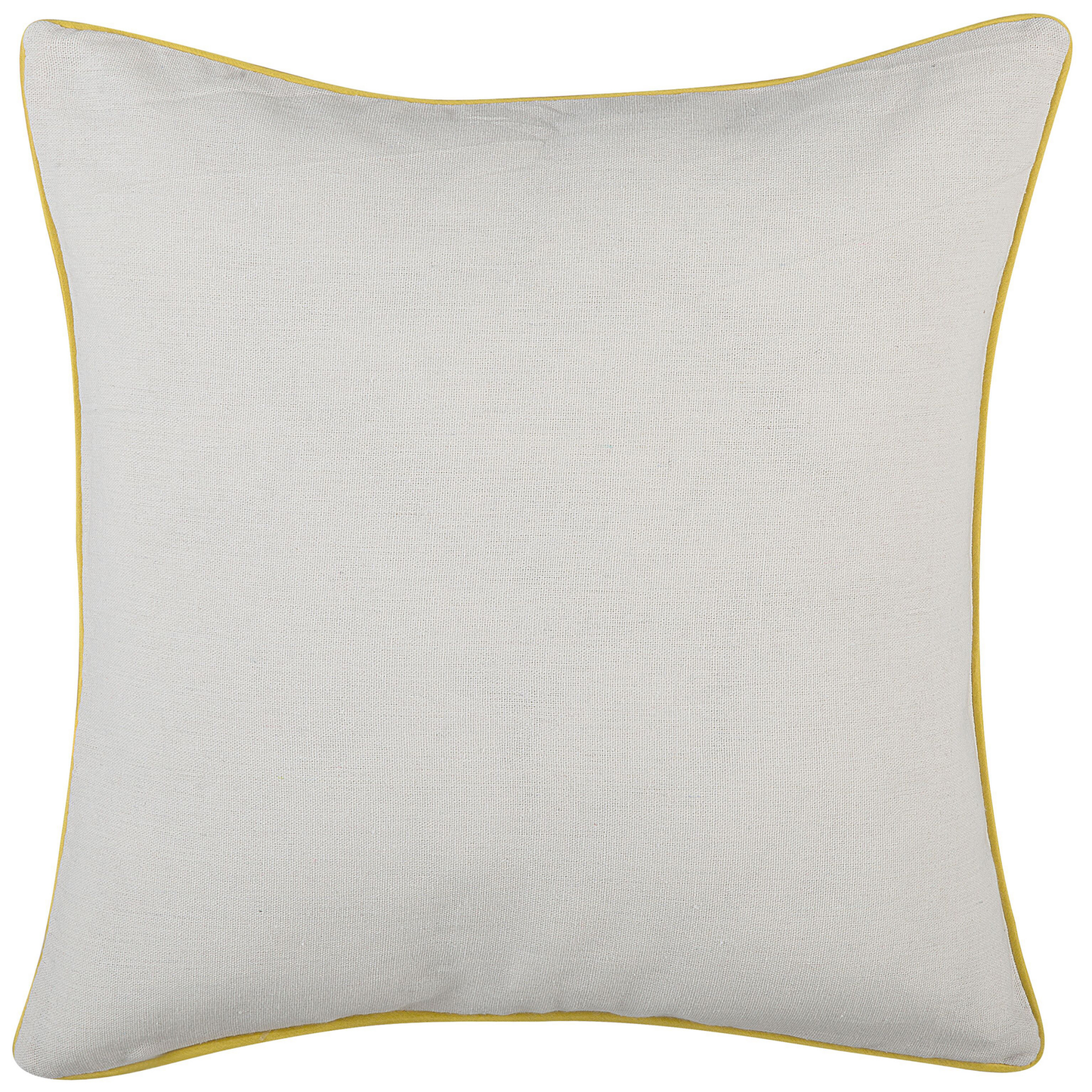 Dekokissen 2er Set CANDYTUFT 45 x 45 cm Gelb Pflanzenmuster