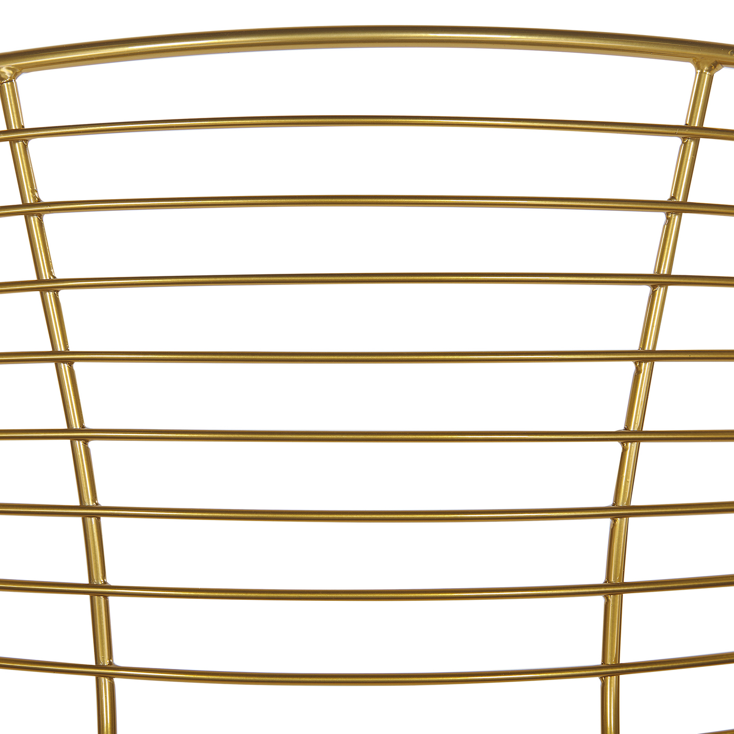 Esszimmerstuhl 2er Set HOBACK Metall Gold