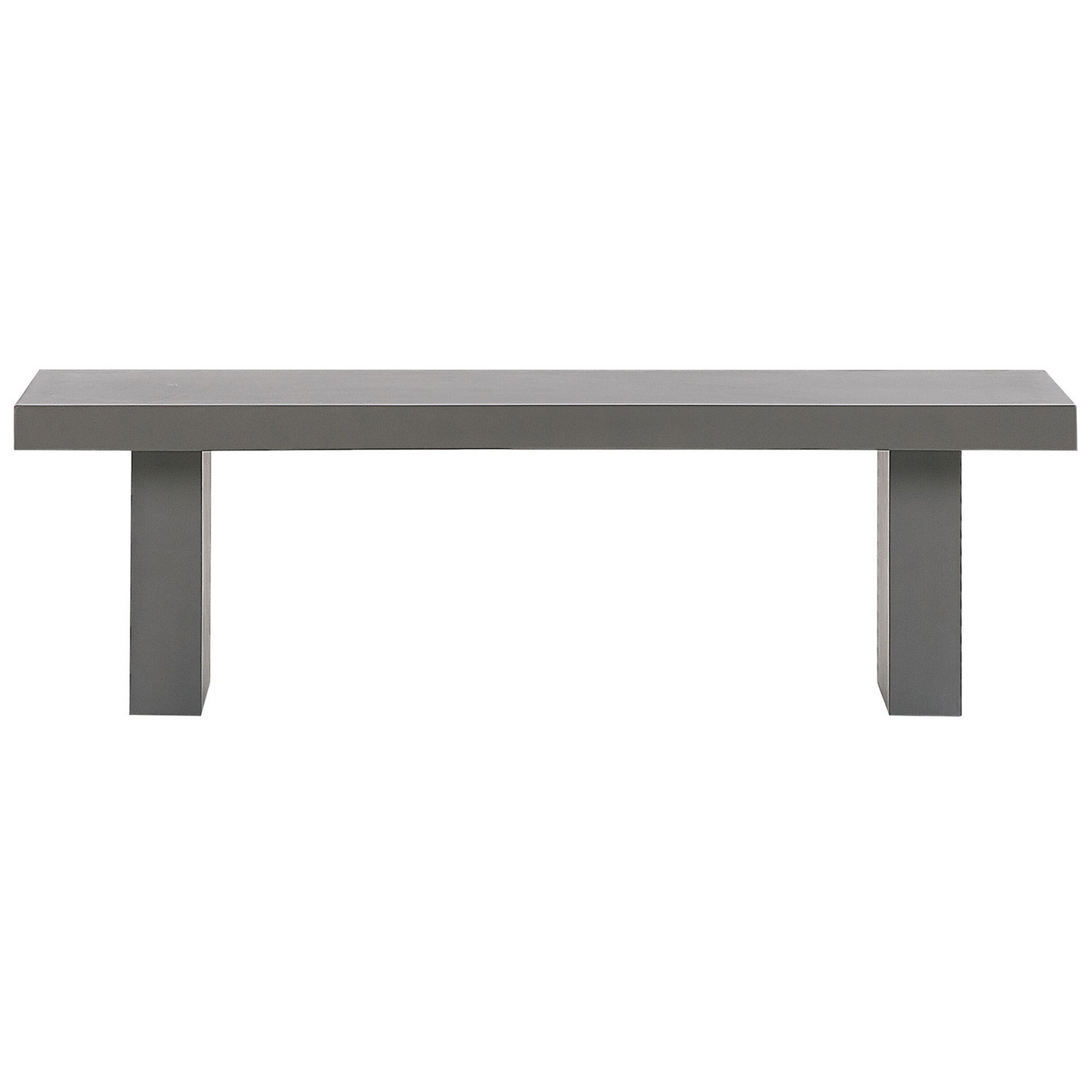 Gartenmöbel Set mit Bänken und Hockern 6-Sitzer TARANTO Beton Grau