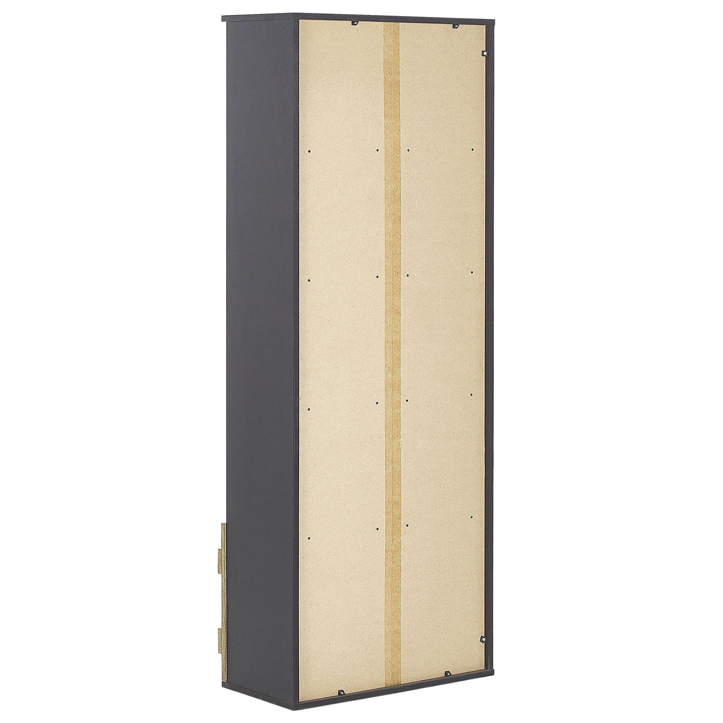 Bücherregal mit 4 Fächern SALTER 163 cm Braun / Schwarz
