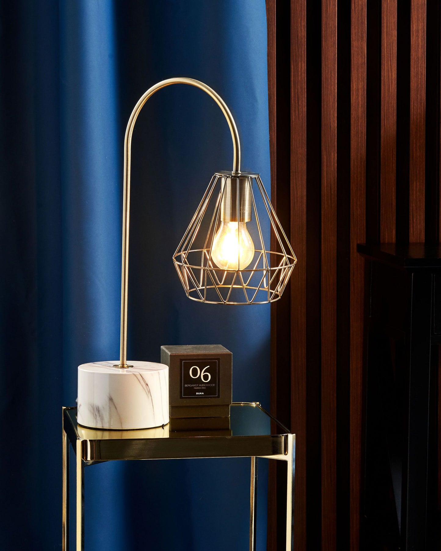 Tischleuchte MOONI Metall Messing