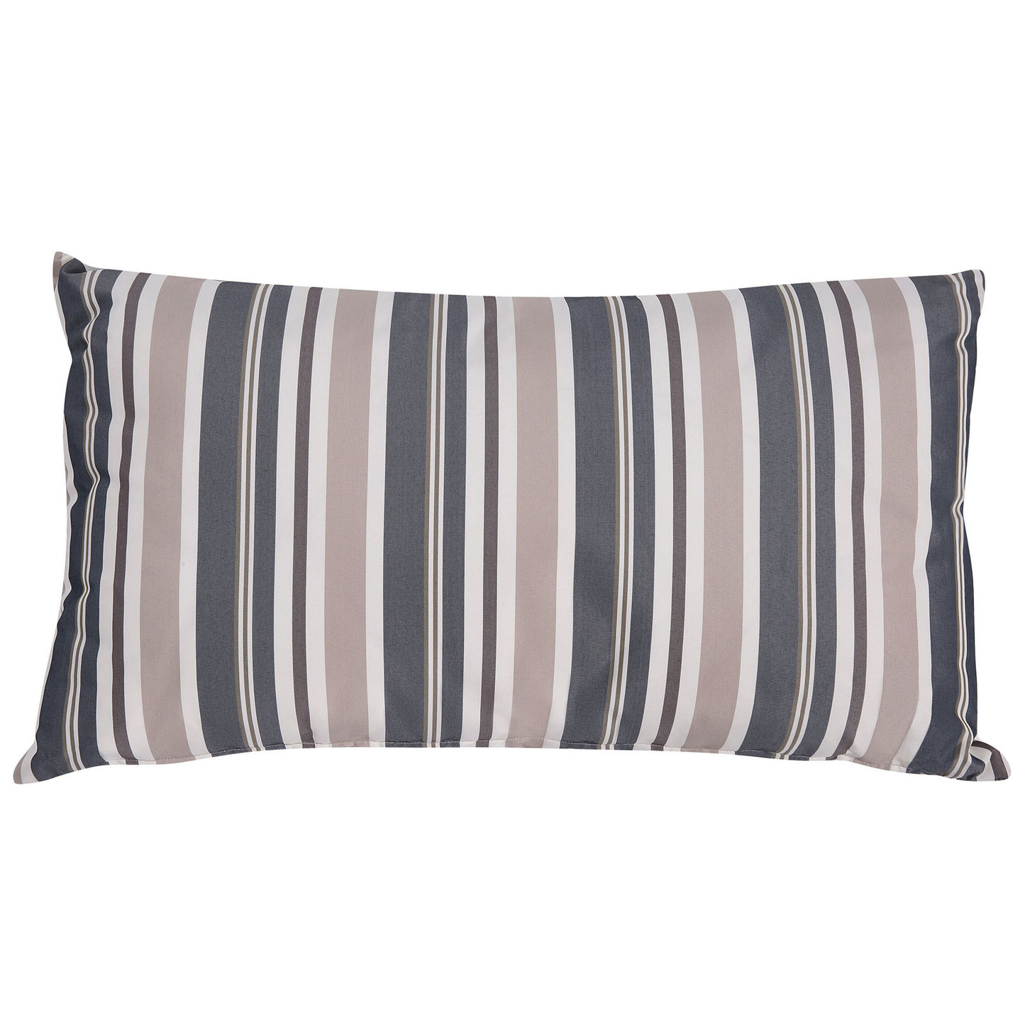 Gartenkissen 2er Set KASTOS Streifenmuster 40 x 70 cm Taupe