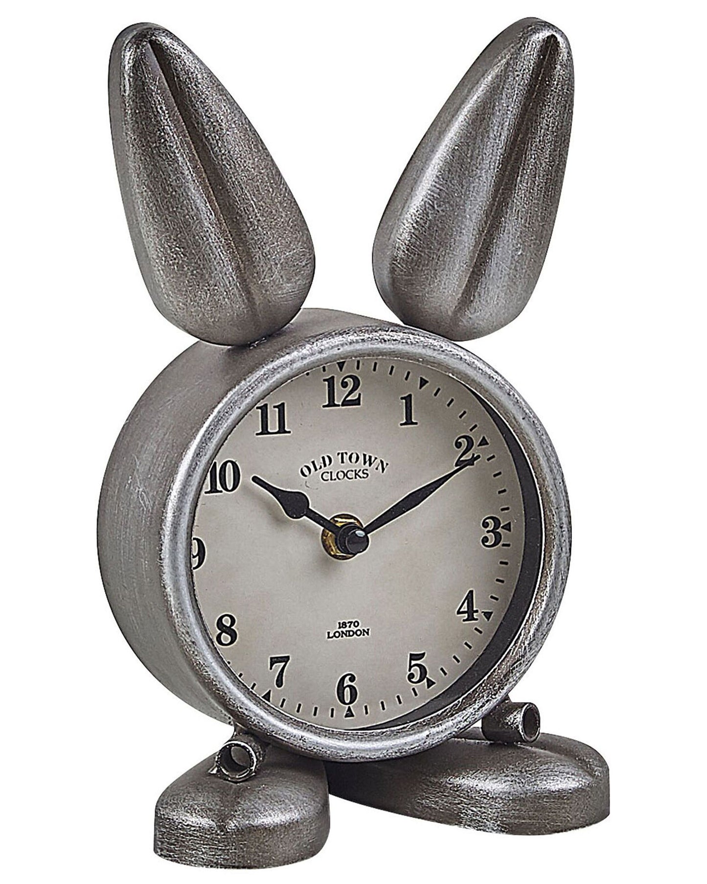 Tischuhr THUSIS 15 cm Metall Silber