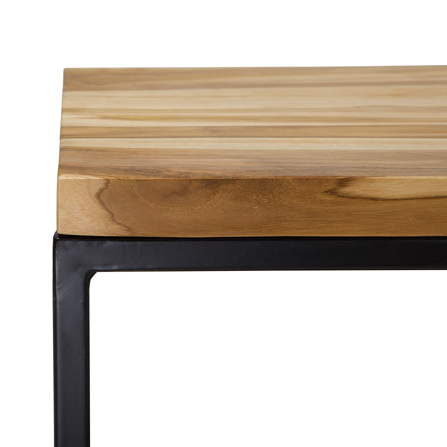 Couchtisch Teakholz hellbraun rechteckig 60 x 100 cm PROVO II
