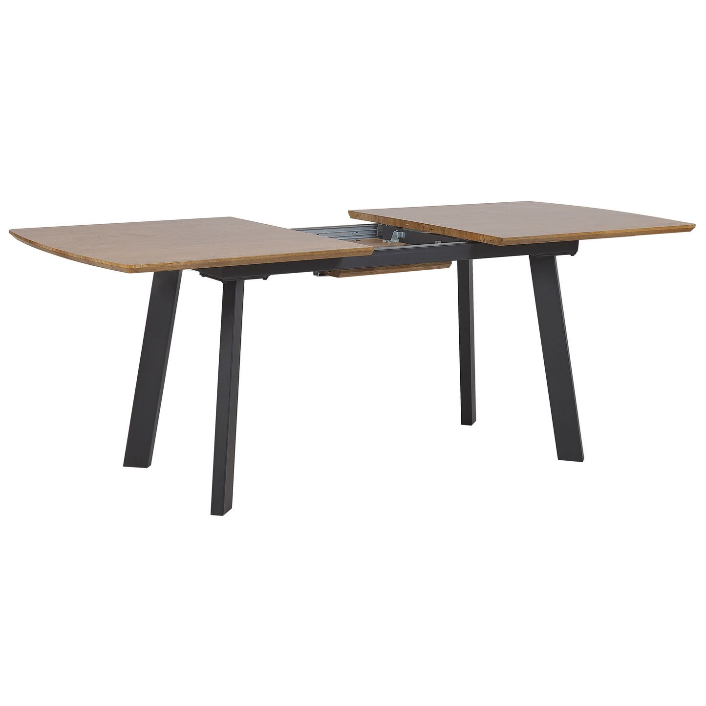 Ausziehbarer Esstisch SALVADOR Dunkelbraun 160/200 cm 90 cm