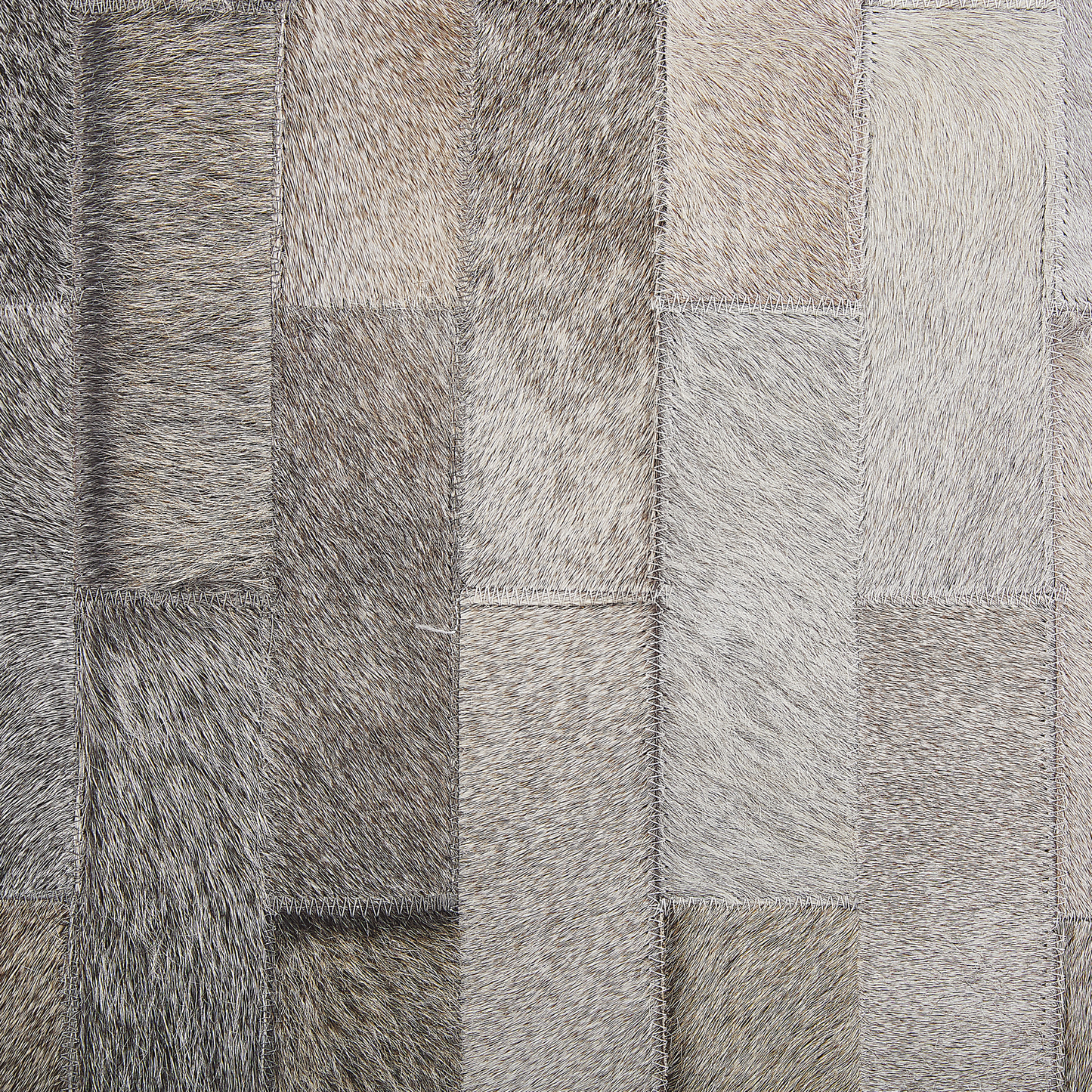 Teppich Kuhfell braun / beige ⌀ 140 cm Patchwork Kurzflor DUTLAR