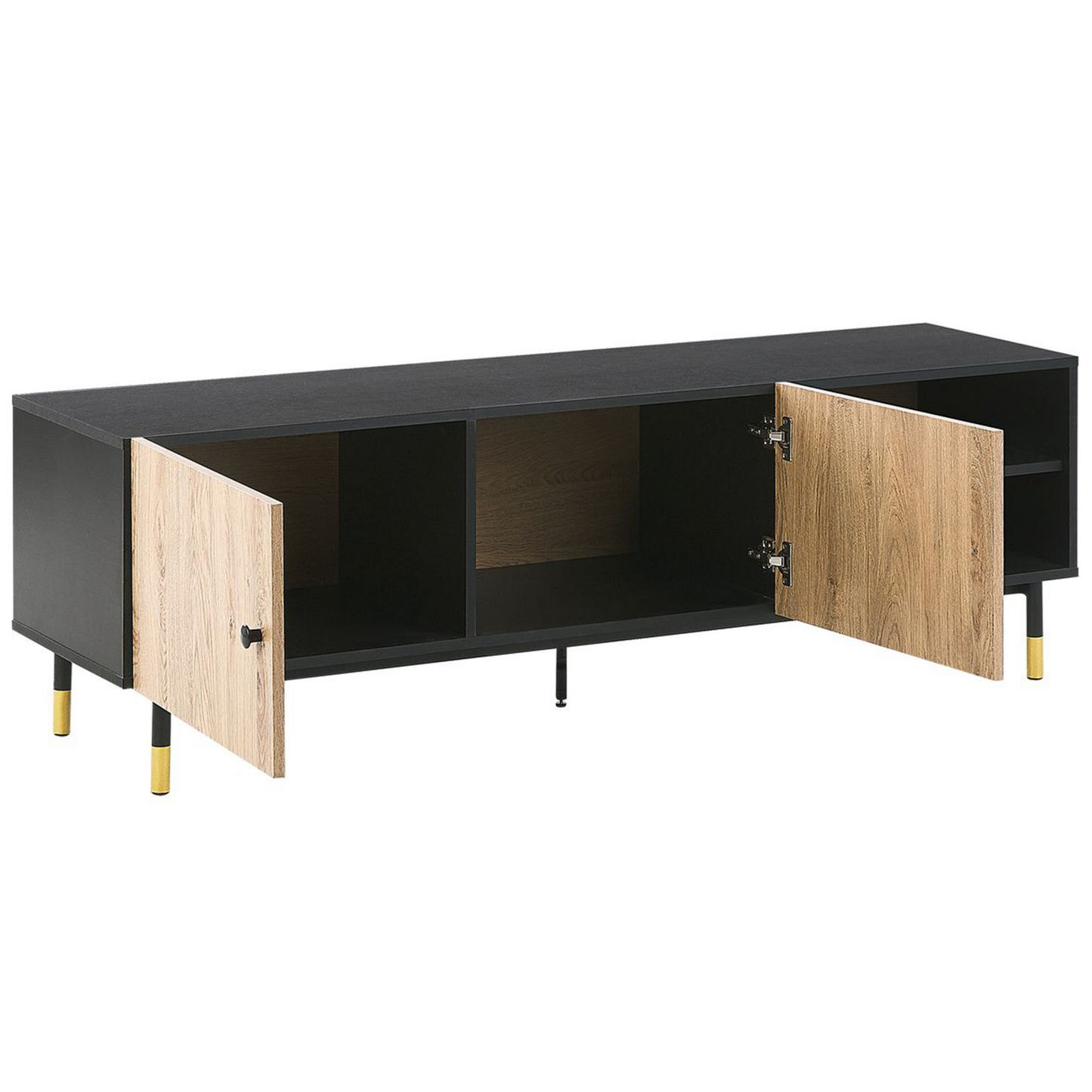 TV-Möbel ABILEN Braun / Schwarz
