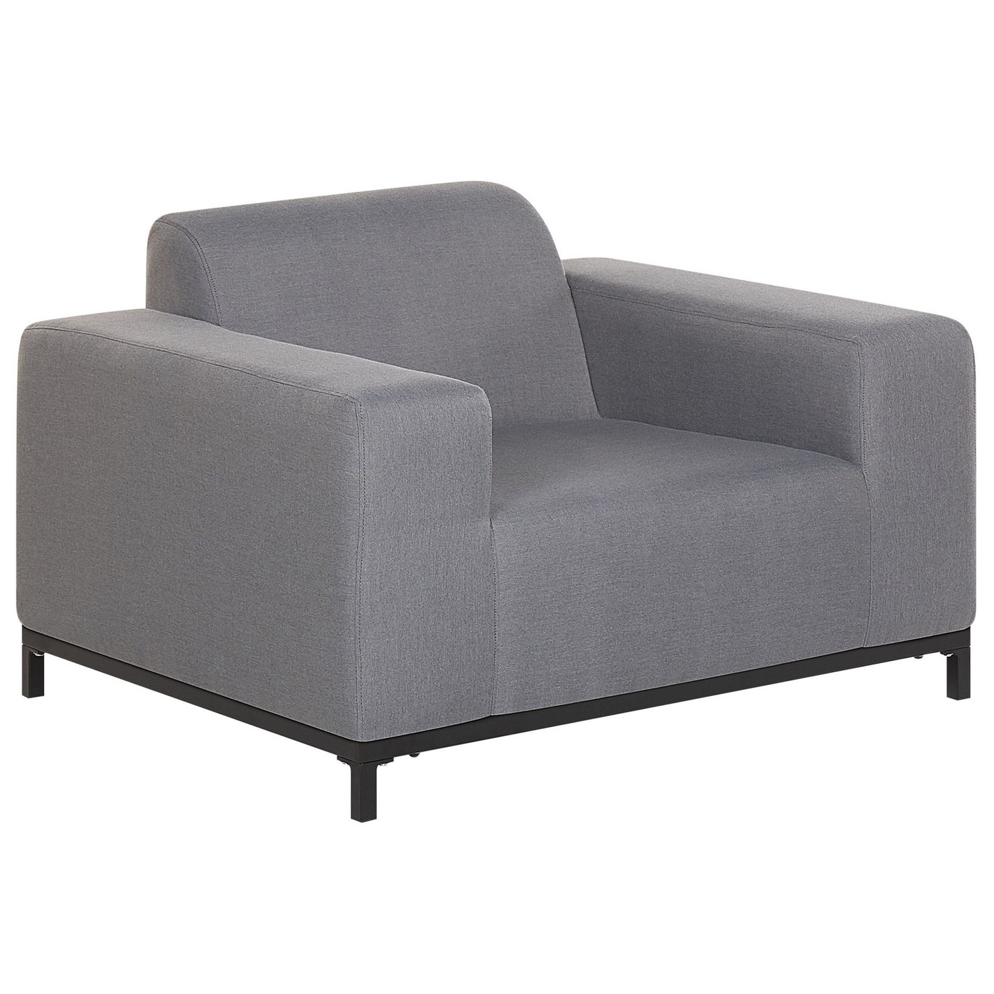 Lounge Set mit Tisch 5-Sitzer ROVIGO Grau