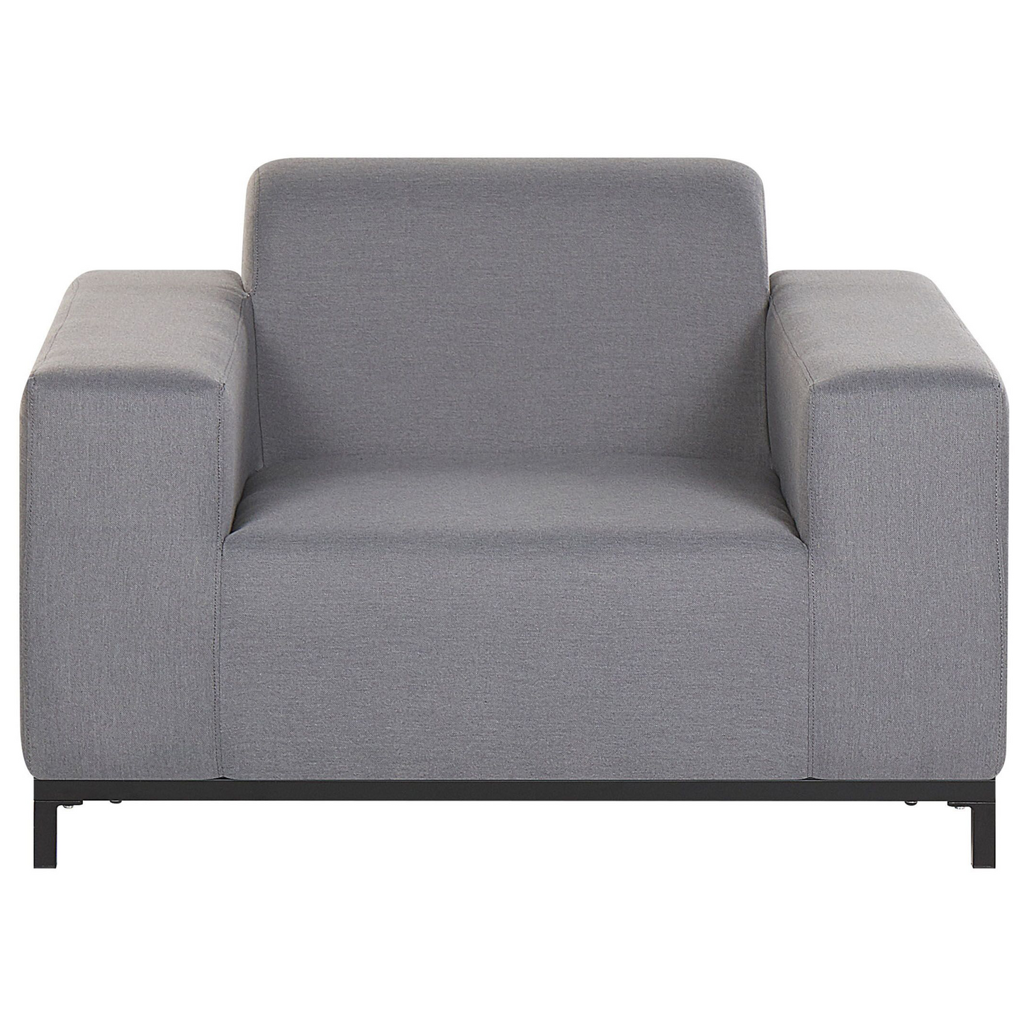 Lounge Set mit Tisch 5-Sitzer ROVIGO Grau