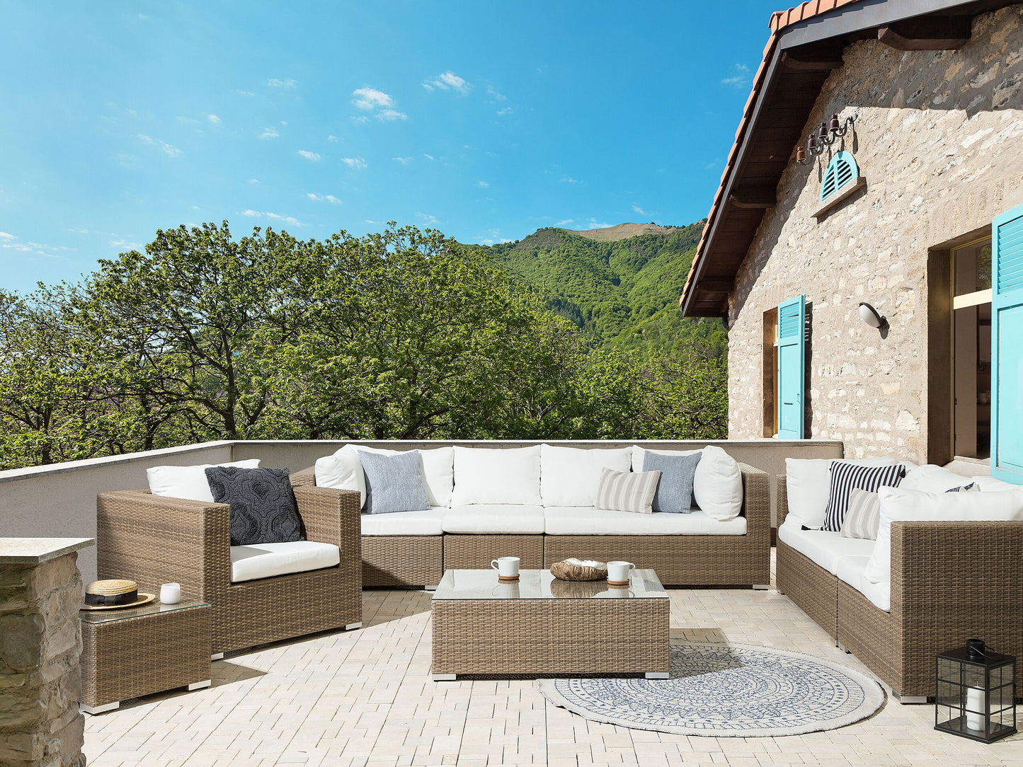 Outdoor Kissenbezug Set MAESTRO II Cremeweiss