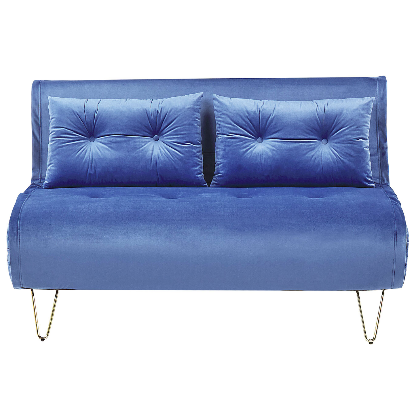 Sofa Set Samtstoff marineblau 3-Sitzer VESTFOLD