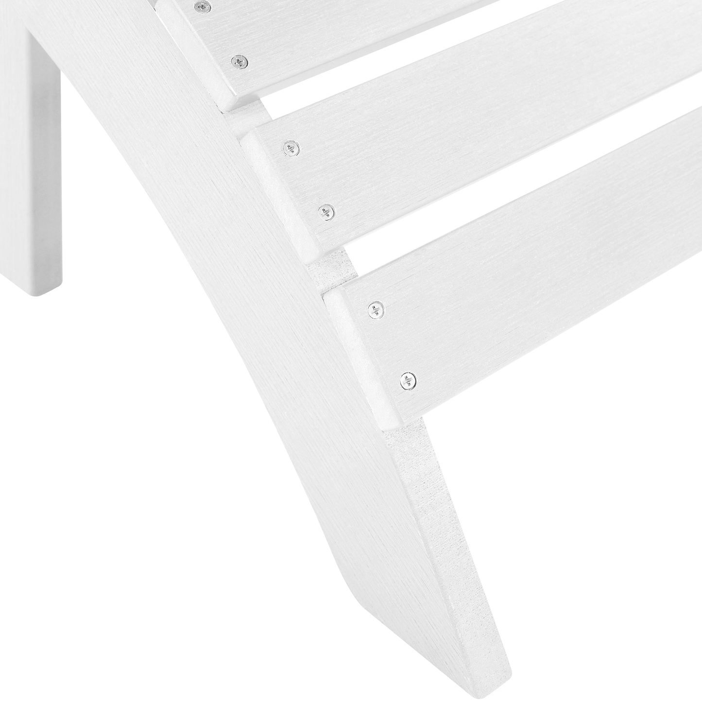 Garden Fusshocker ADIRONDACK Weiss
