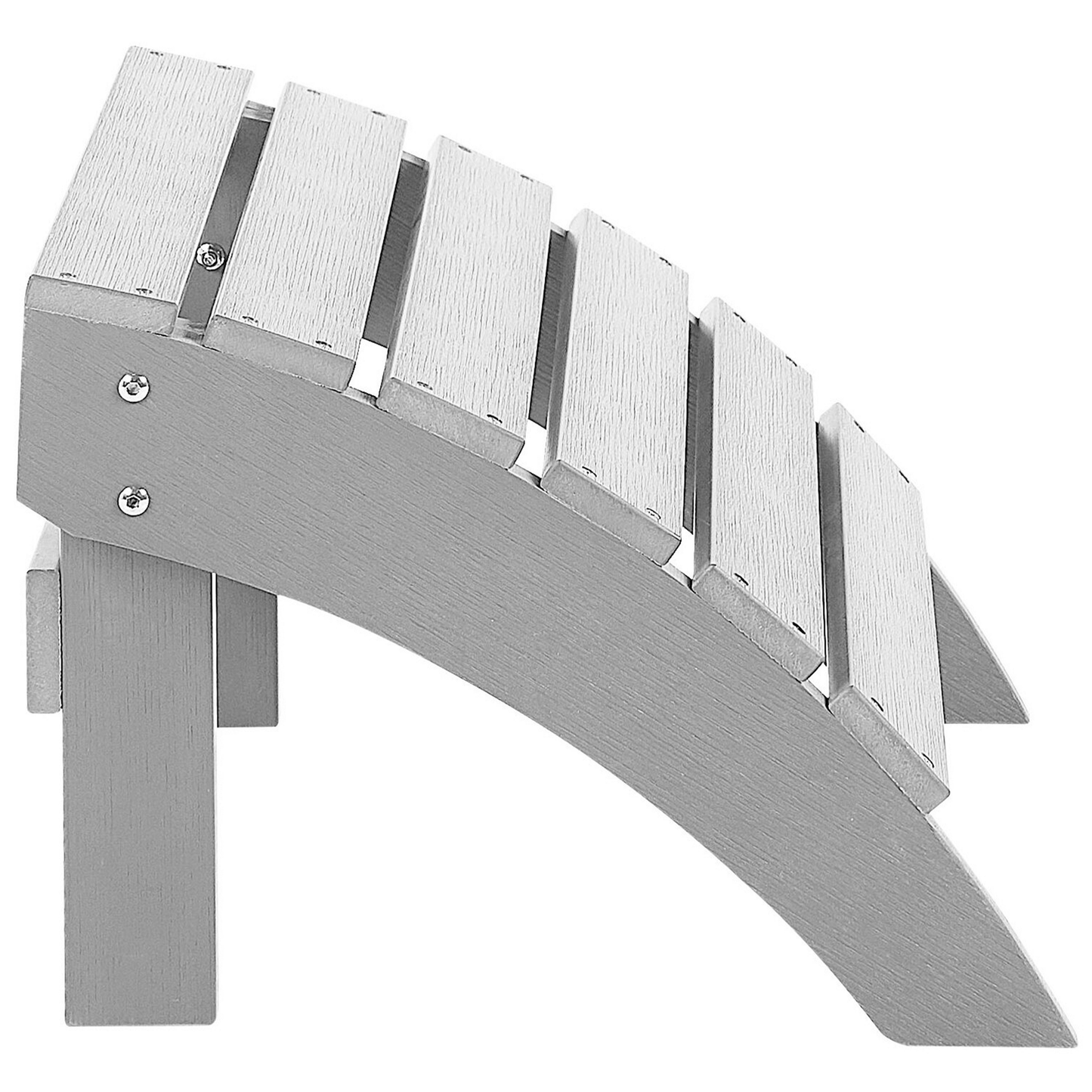 Garden Fusshocker ADIRONDACK Hellgrau